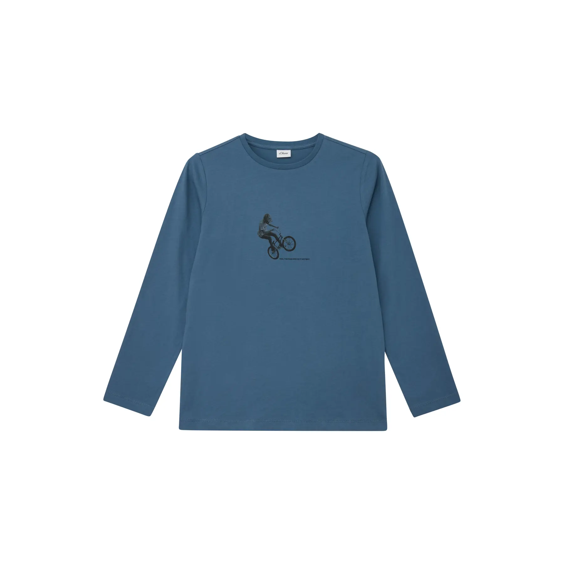 Katoenen T-shirt met lange mouwen met fotoafdruk voor kinderen s.Oliver