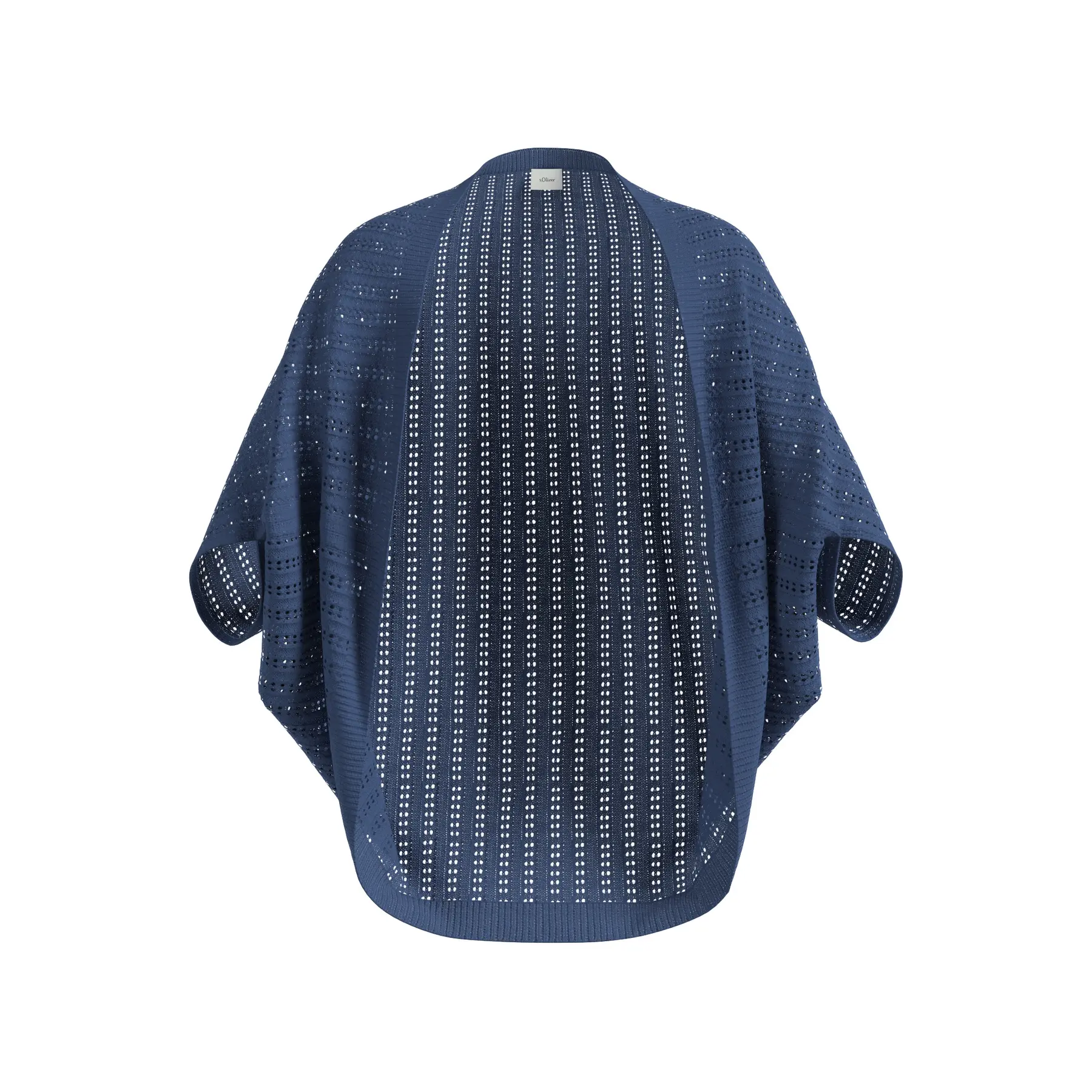 Poncho da interno in maglia forata donna s.Oliver