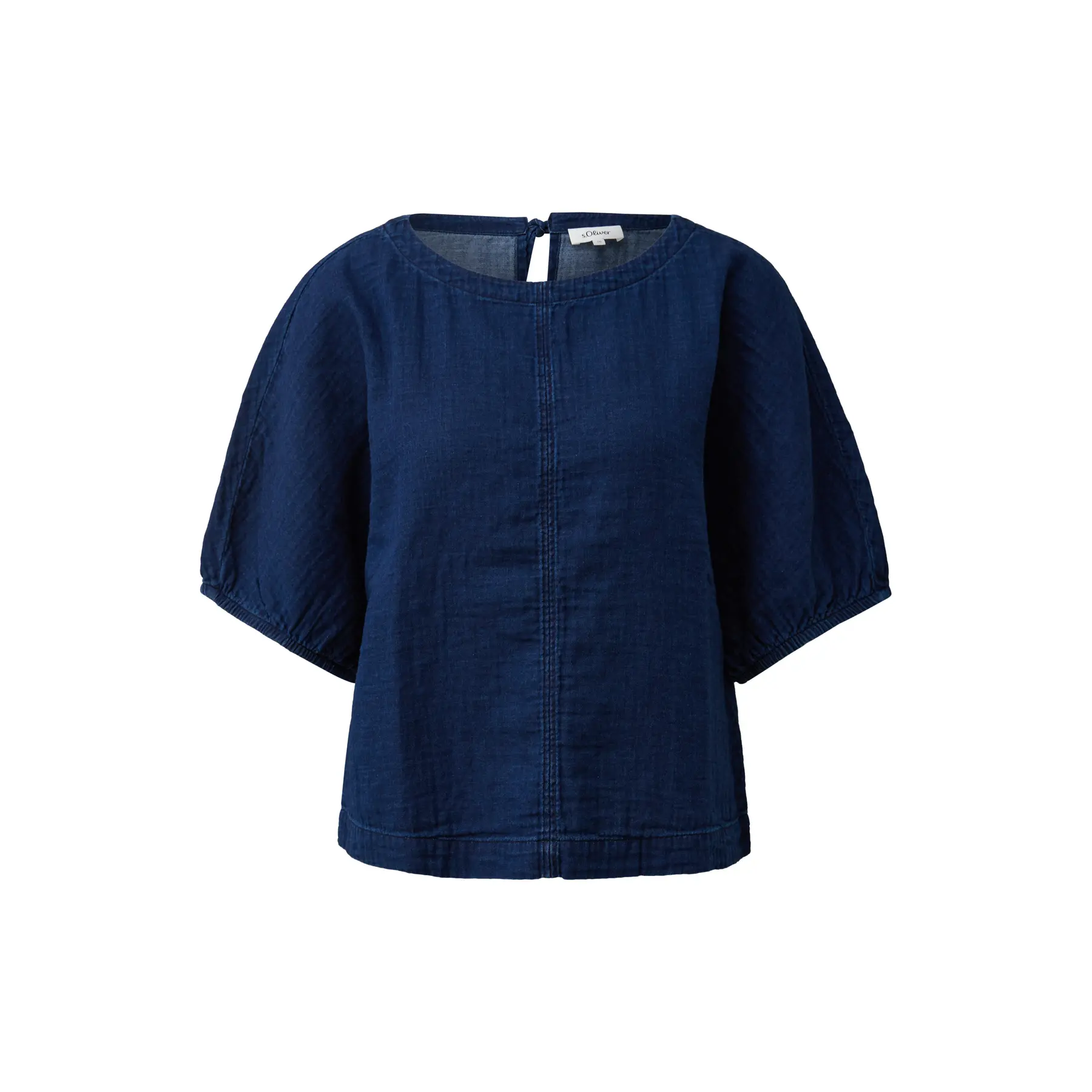 Lässige Rüschbluse mit Schleife Damen s.Oliver