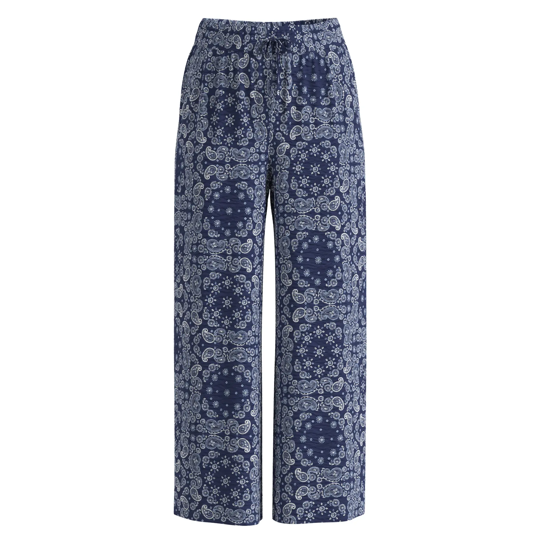 Pantaloni relaxed fit con stampa all-over donna s.Oliver