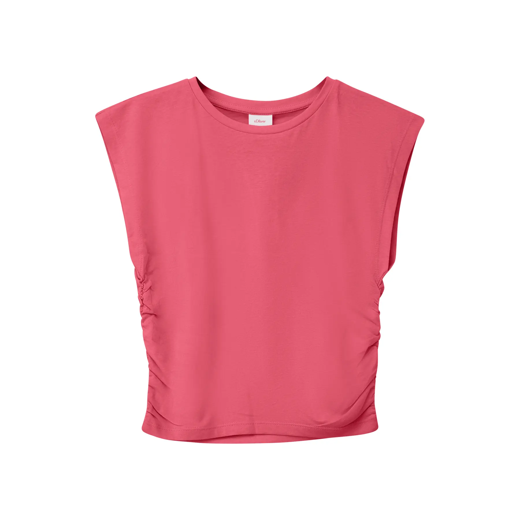 T-shirt en jersey sans manches avec col en V et imprimé au dos fille s.Oliver