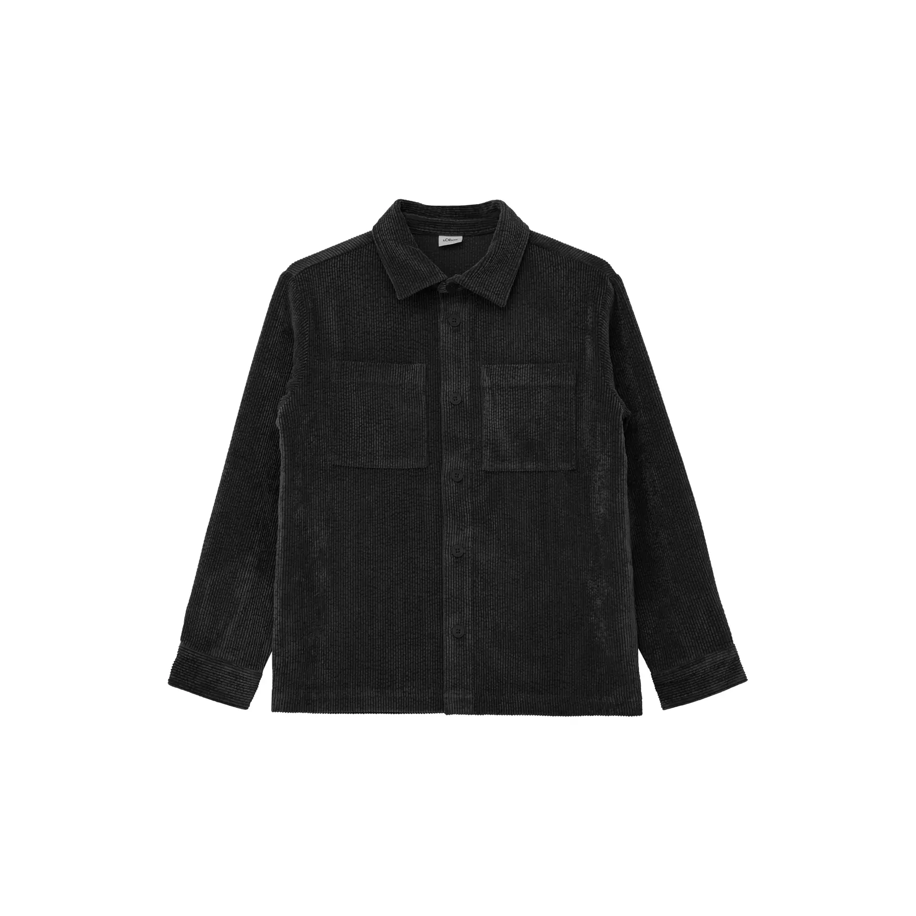Katoenen corduroy overshirt, rechte pasvorm, met borstzakken kind s.Oliver