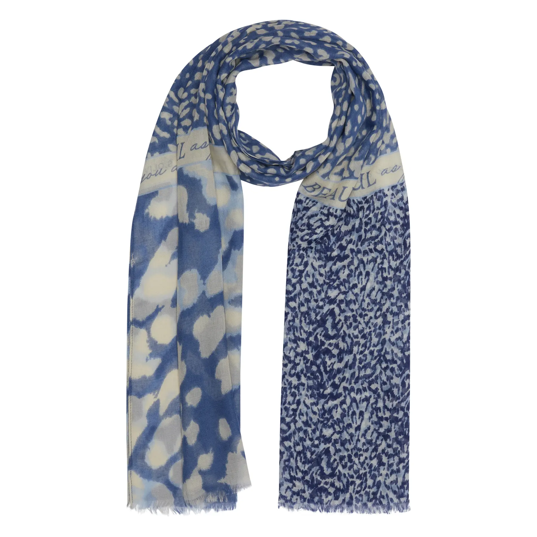 Foulard con mix di motivi e artwork donna s.Oliver