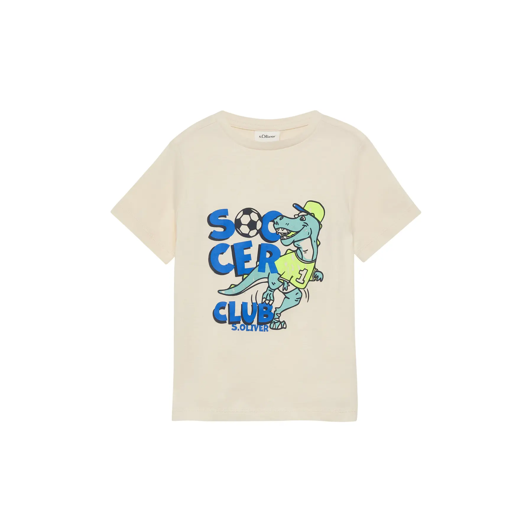 T-shirt in cotone con stampa davanti bambino s.Oliver