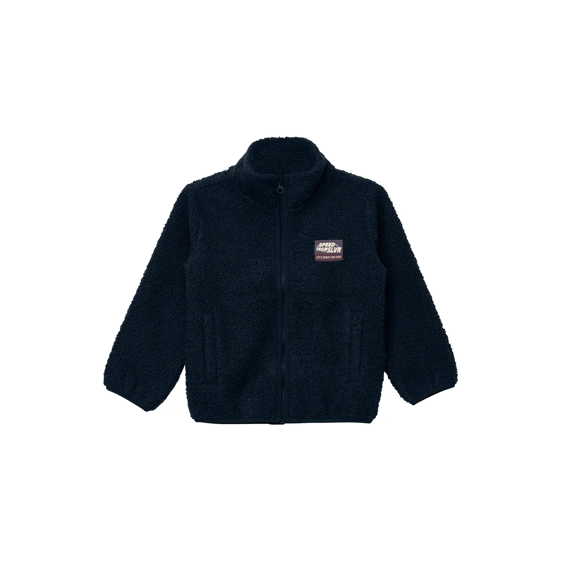 Teddy Fleece Sweatshirt met Opstaande Kraag en Patch voor Kinderen s.Oliver