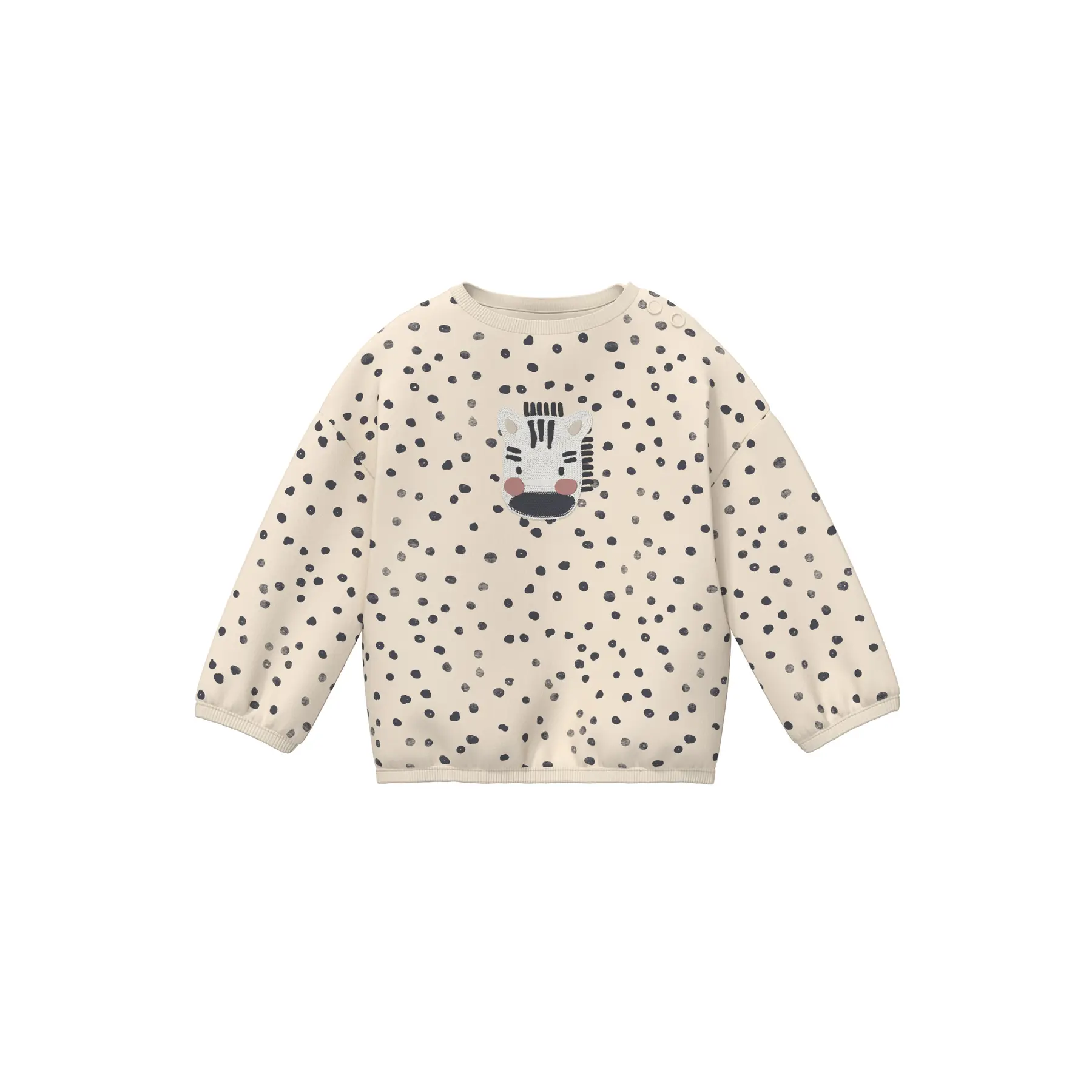 Sweatshirt Loose Fit met drukknopen op de zijkanten voor baby s.Oliver