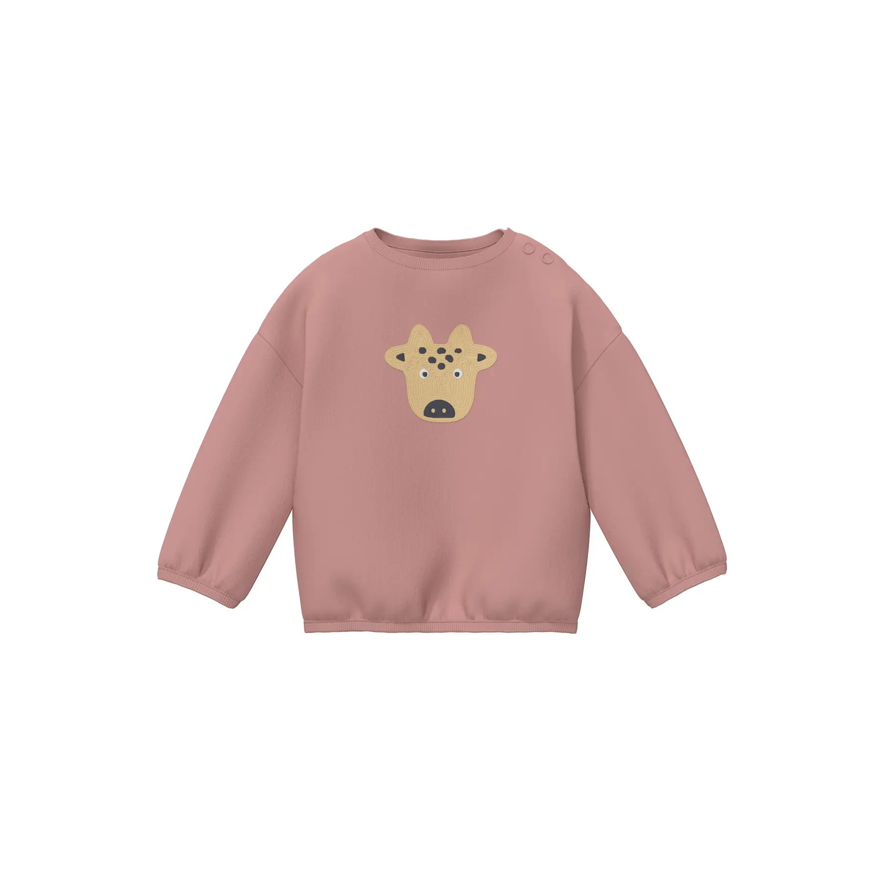 Sweatshirt Loose Fit mit Druckknopf-Anwendung an den Seiten für Babys s.Oliver