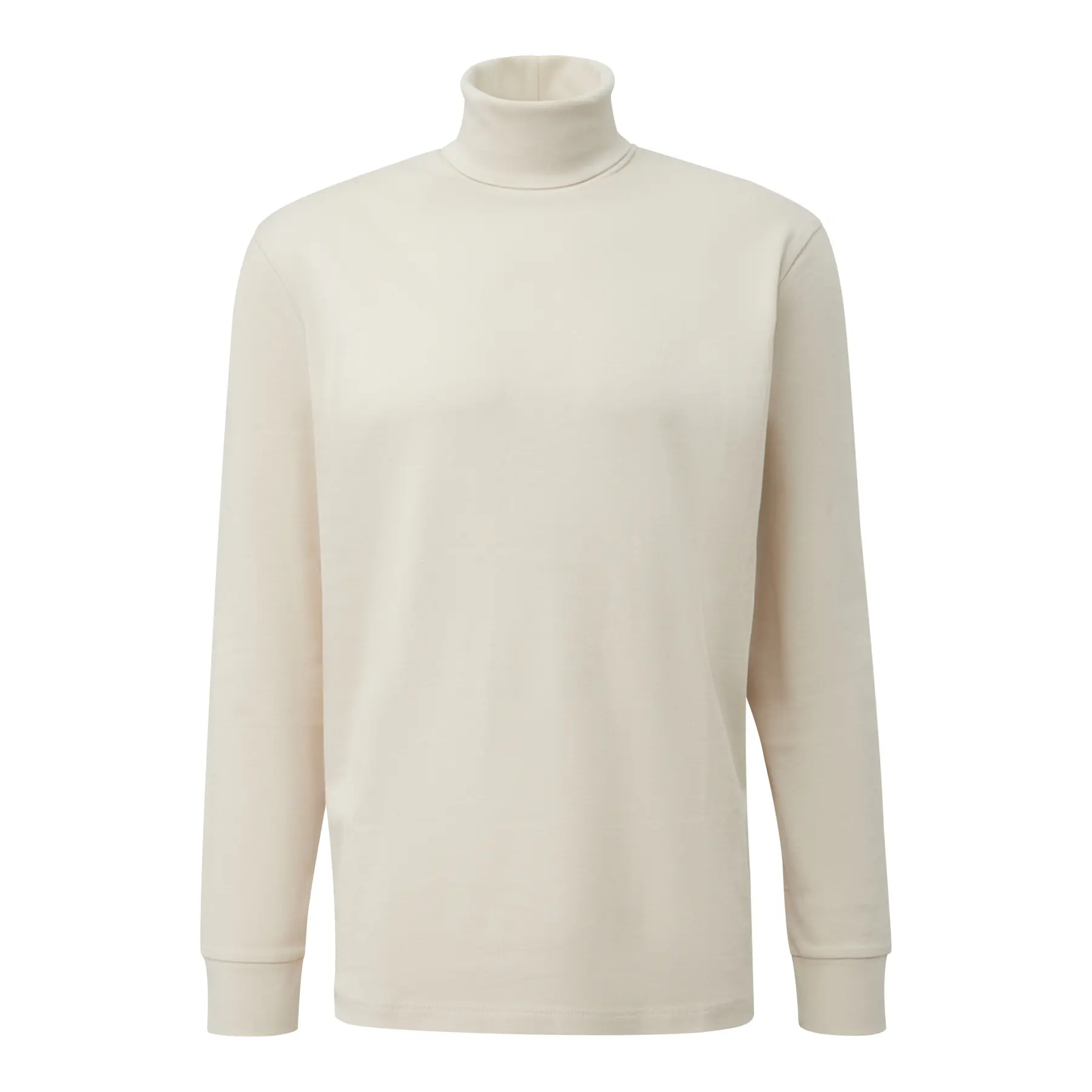 Jersey-T-shirt mit Rollkragen und Rippenbündchen s.Oliver