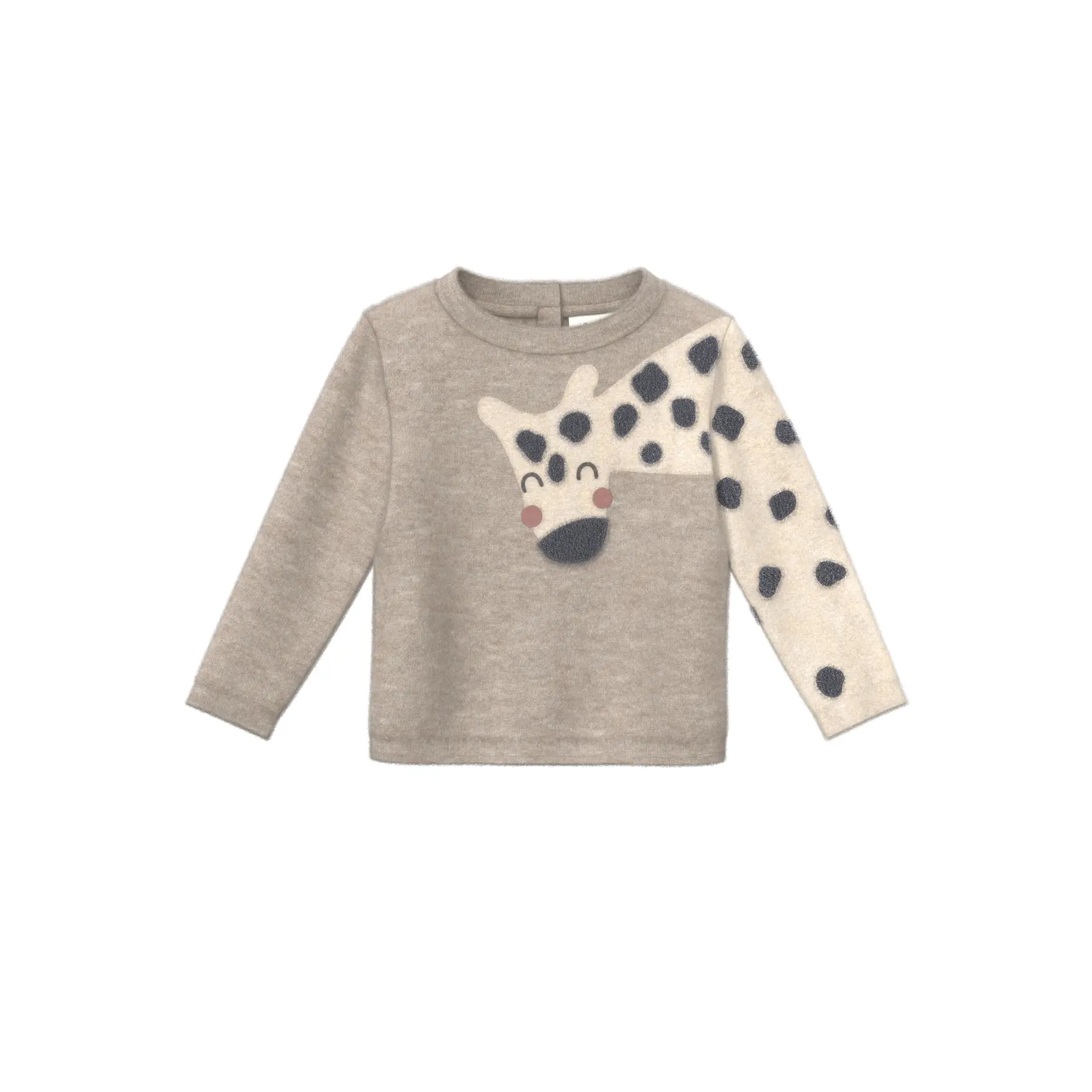 Trui met artwork en knoopsluiting voor baby s.Oliver
