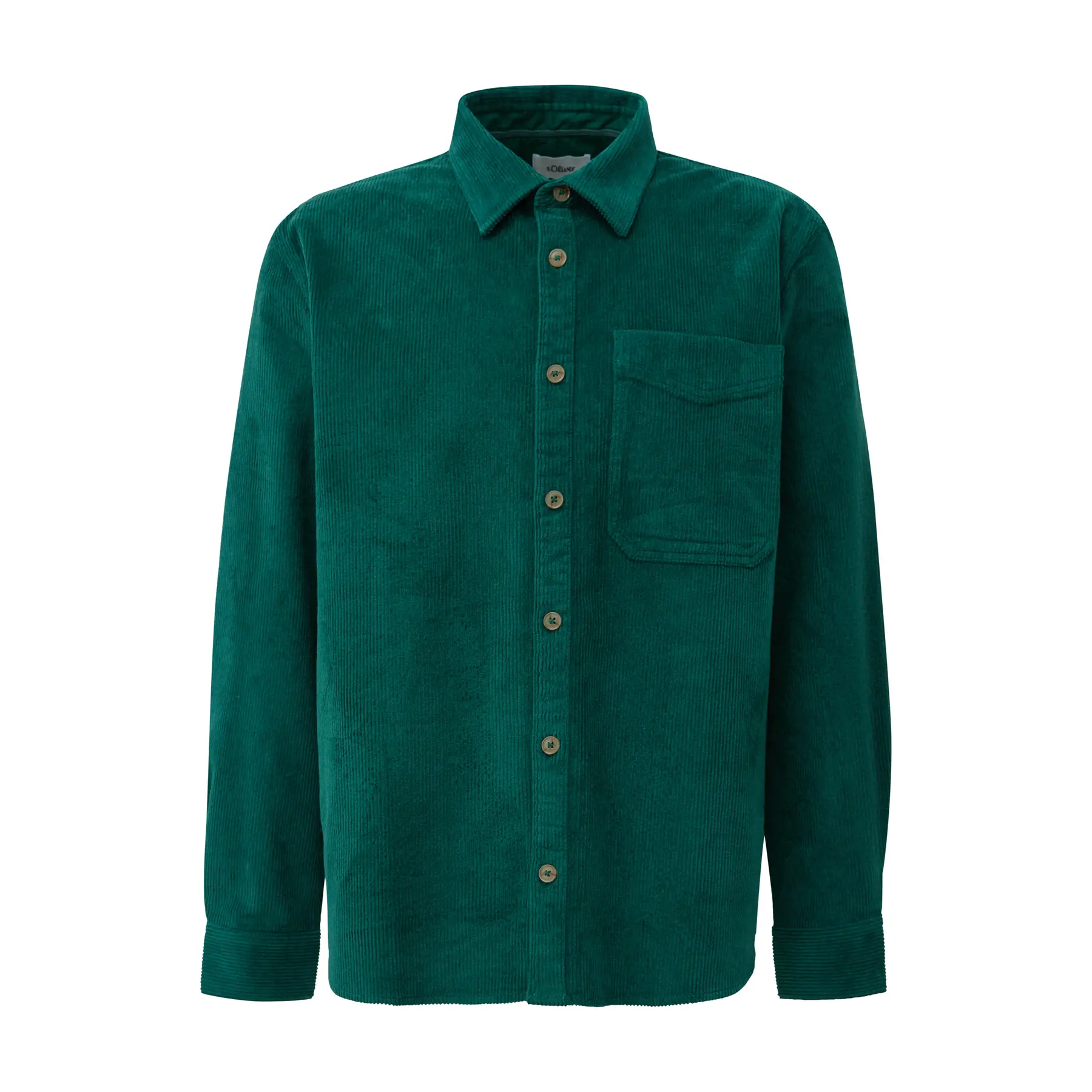 Casual Stretch Corduroy Overhemd s.Oliver