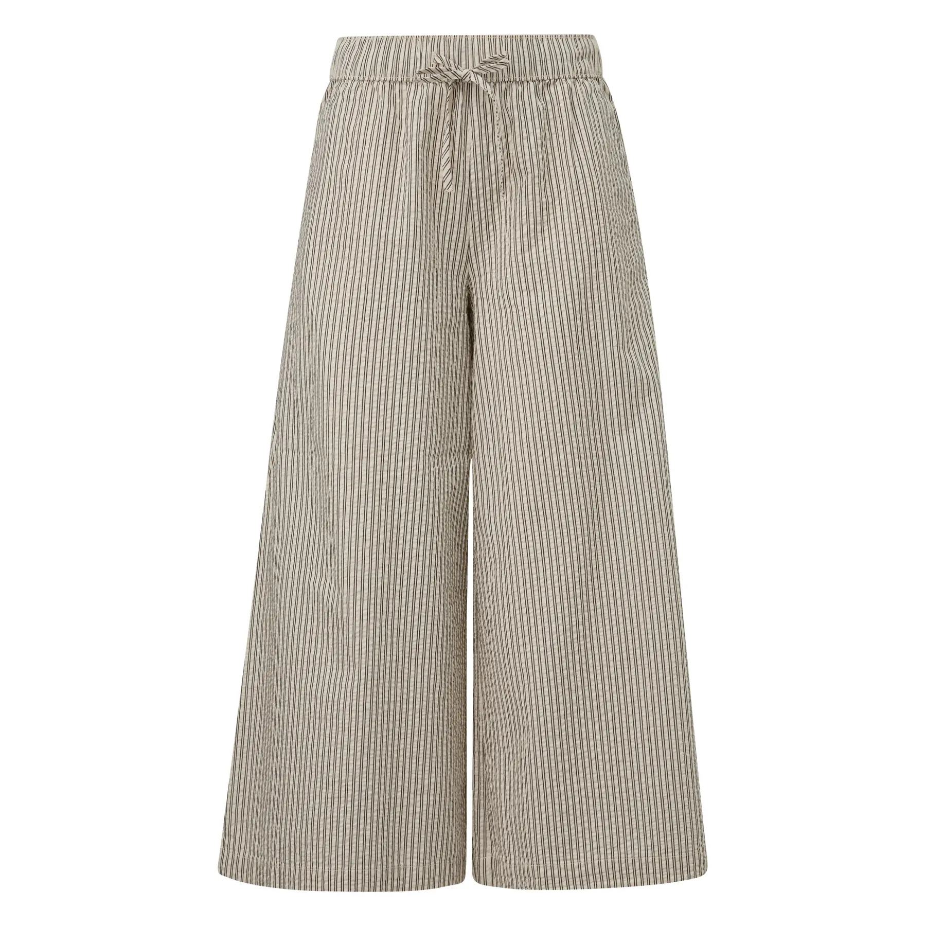 Pantaloni in seersucker con vita elastica donna s.Oliver