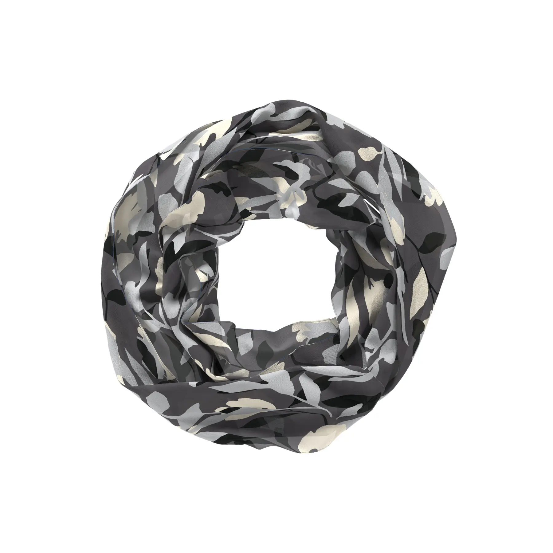 s.Oliver - female - Snood met all-over-print en bloemenpatroon