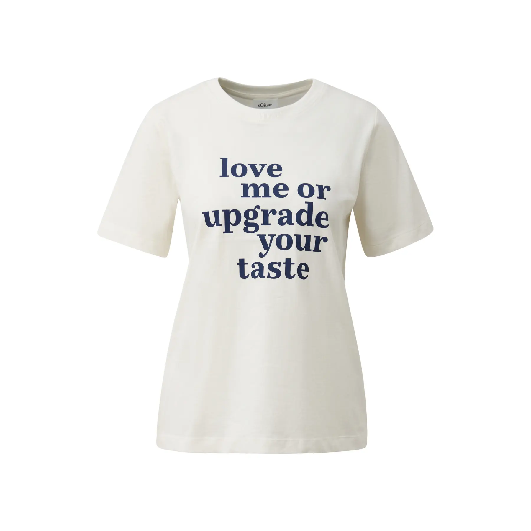 T-Shirt mit Frontdruck lockerer Schnitt Damen s.Oliver