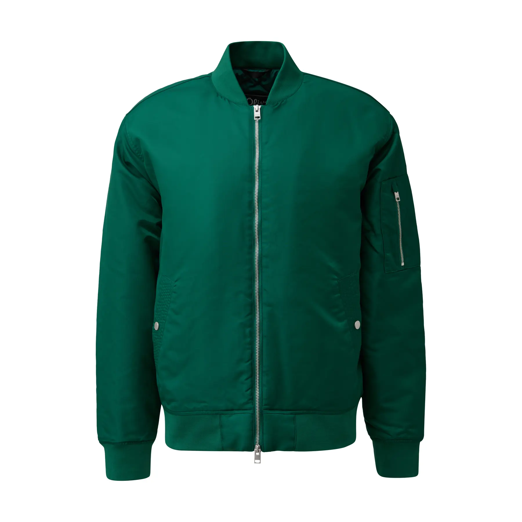 Relaxed Fit Bomberjacke mit Rippbündchen s.Oliver