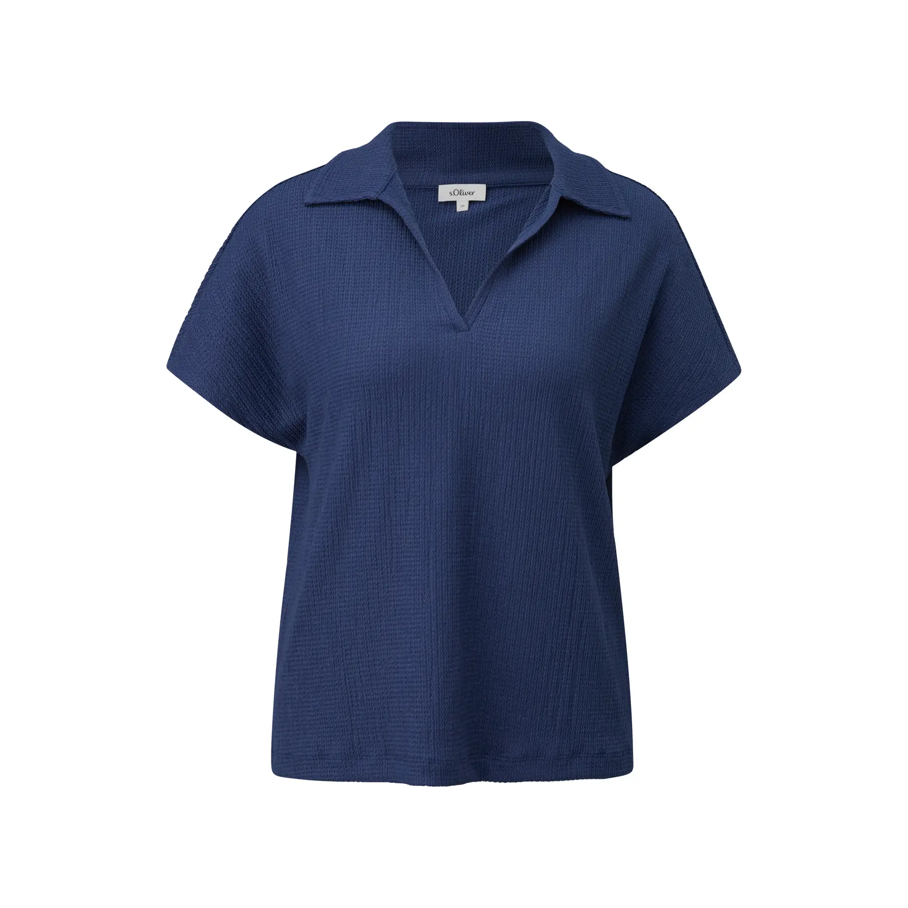 Blouse coupe décontractée style polo femme s.Oliver