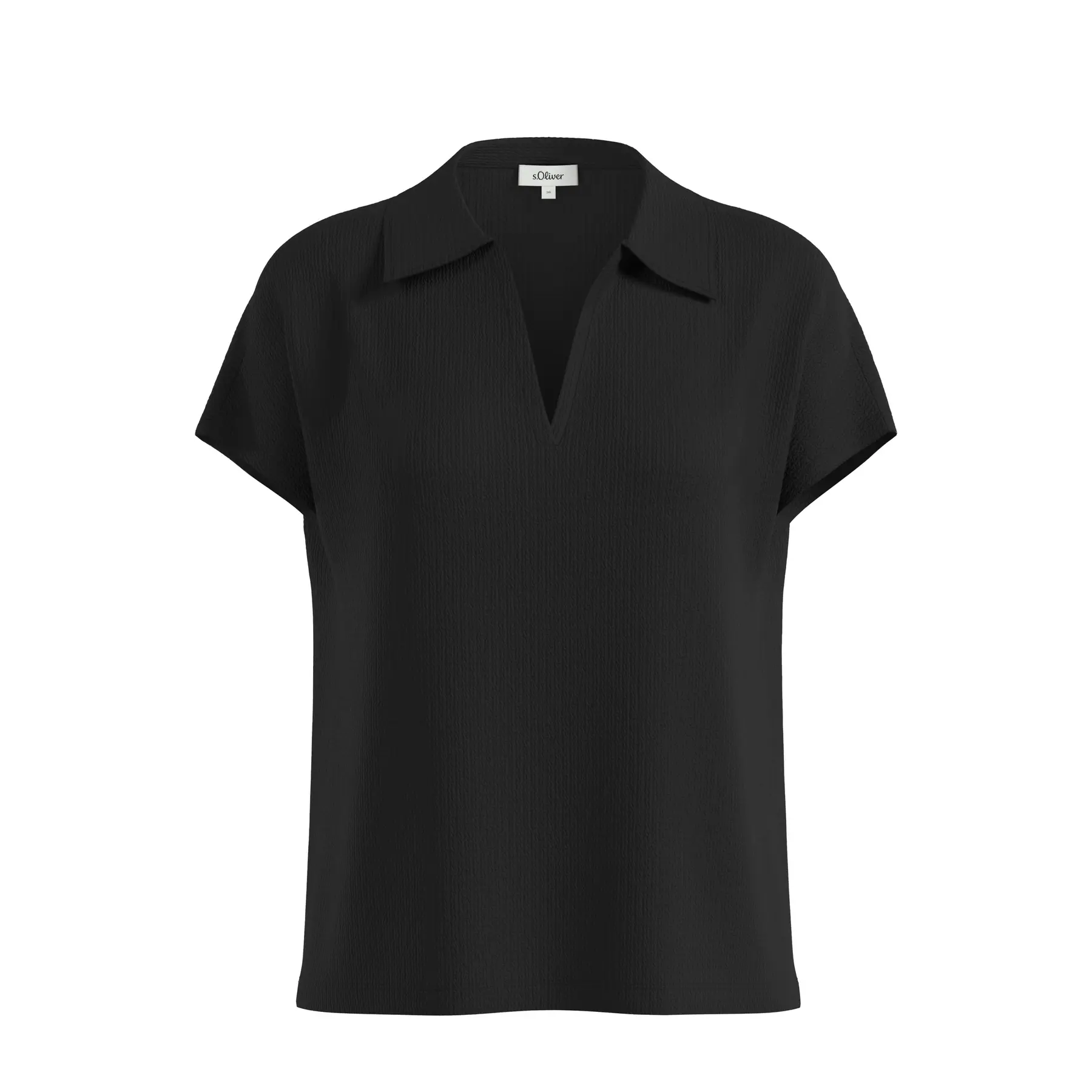 Blusa a taglio rilassato col V donna