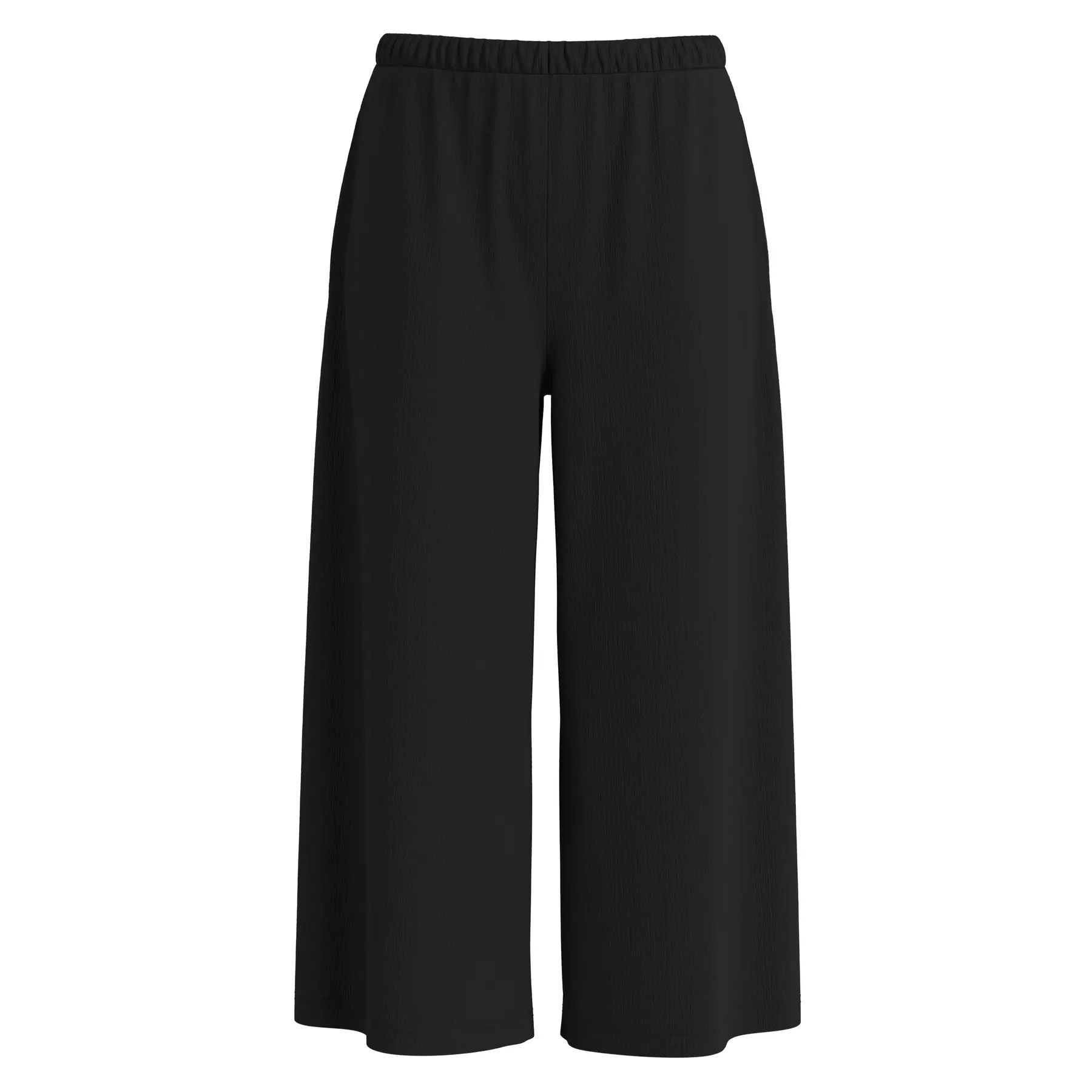 Pantaloni relaxed fit con vita elastica donna