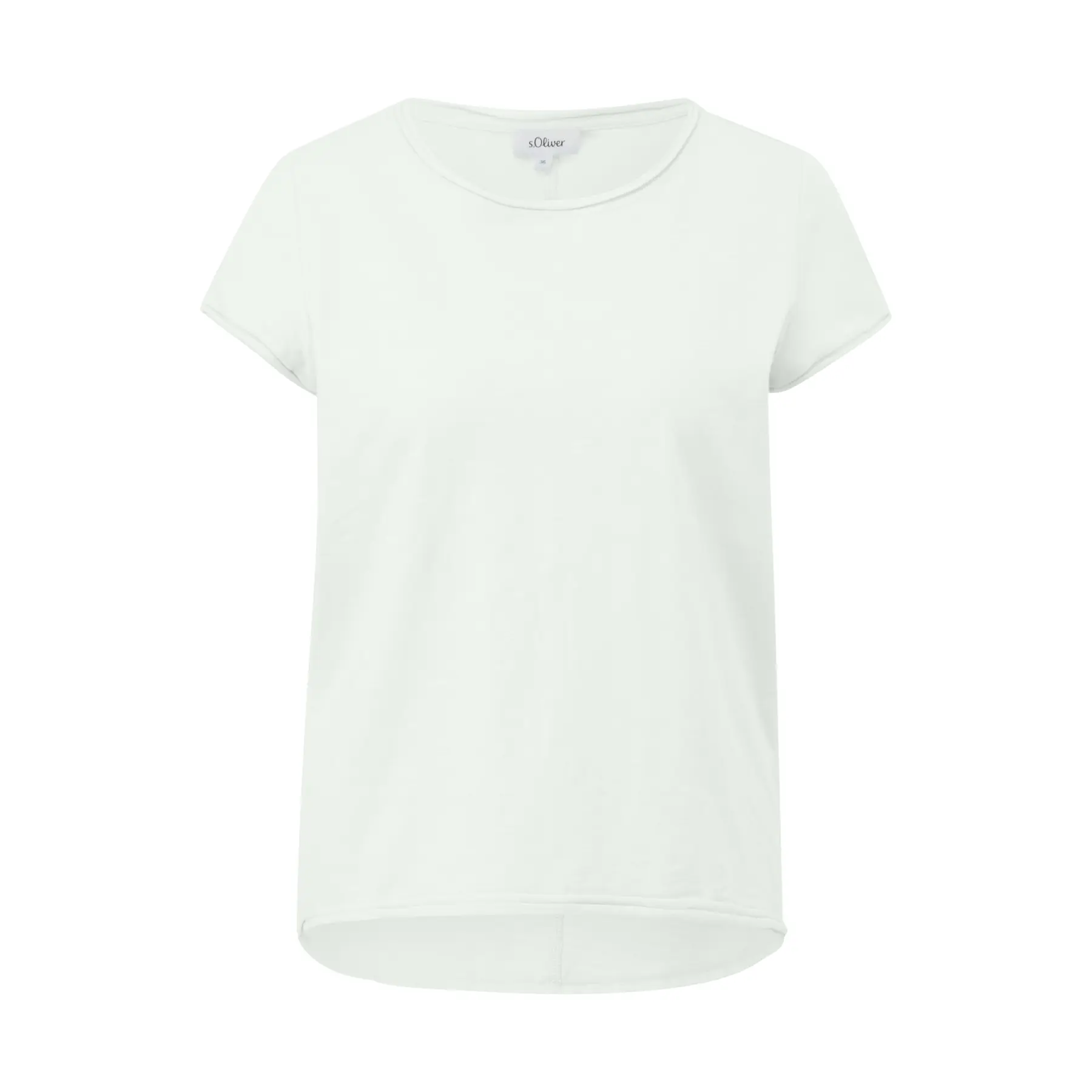 Damen T-Shirt aus weichem Jersey mit Rundhalsausschnitt s.Oliver