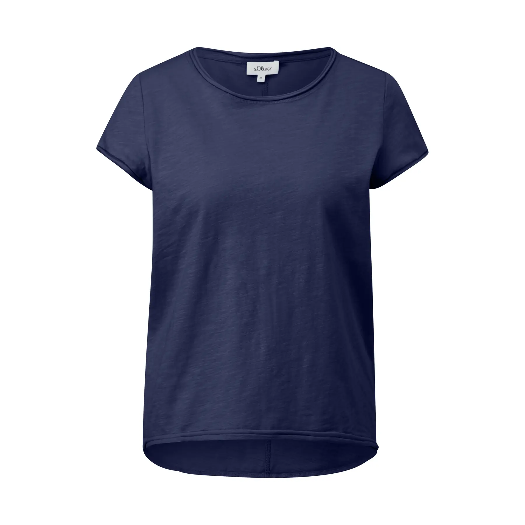 Damen T-Shirt aus weichem Jersey mit Rundhalsausschnitt s.Oliver
