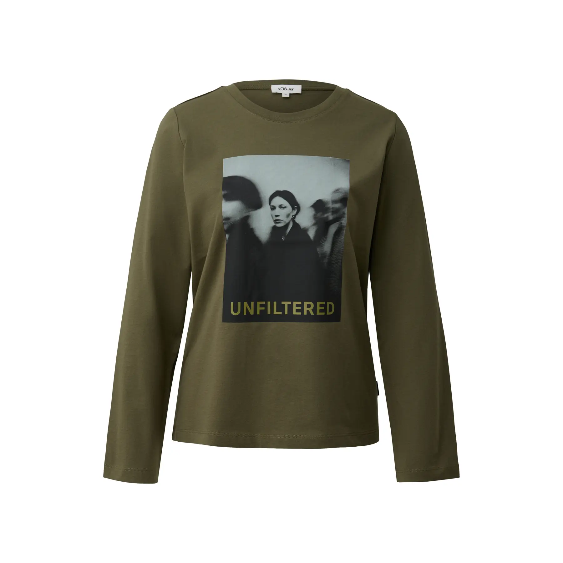T-Shirt im lockeren Schnitt mit Fotodruck für Damen s.Oliver