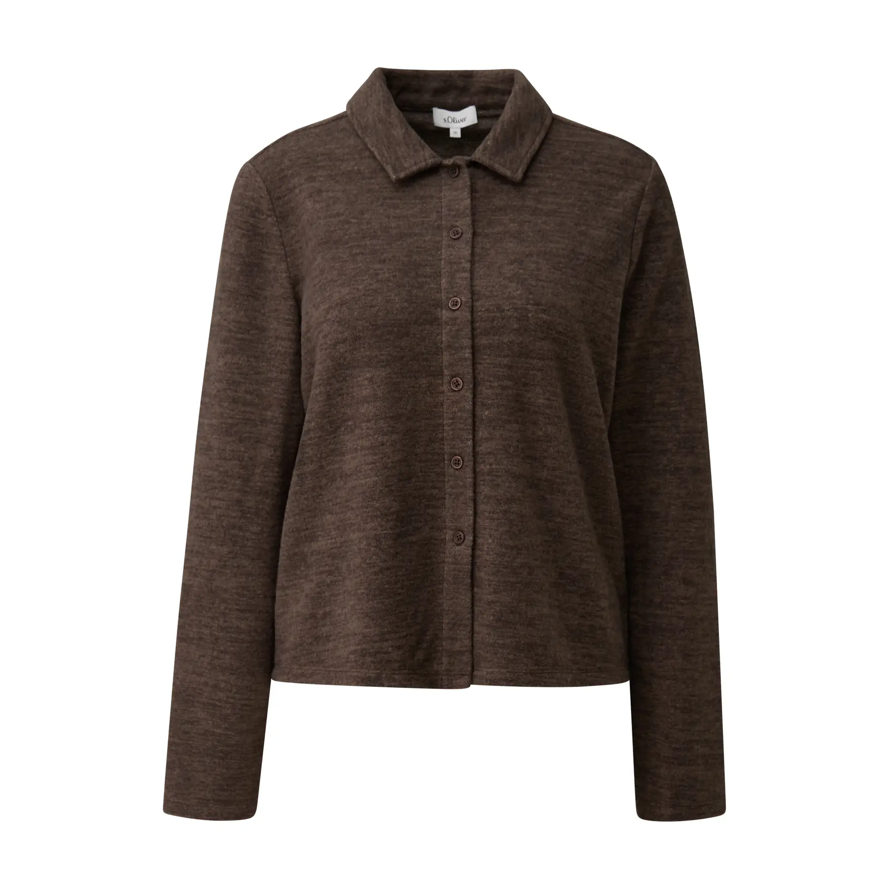 T-shirt corto Relaxed Fit con pattina di bottoni donna s.Oliver