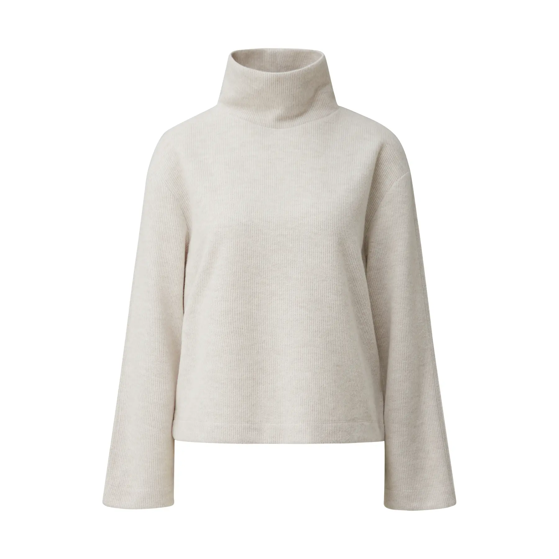 Felpa relaxed fit con doppio collo donna s.Oliver