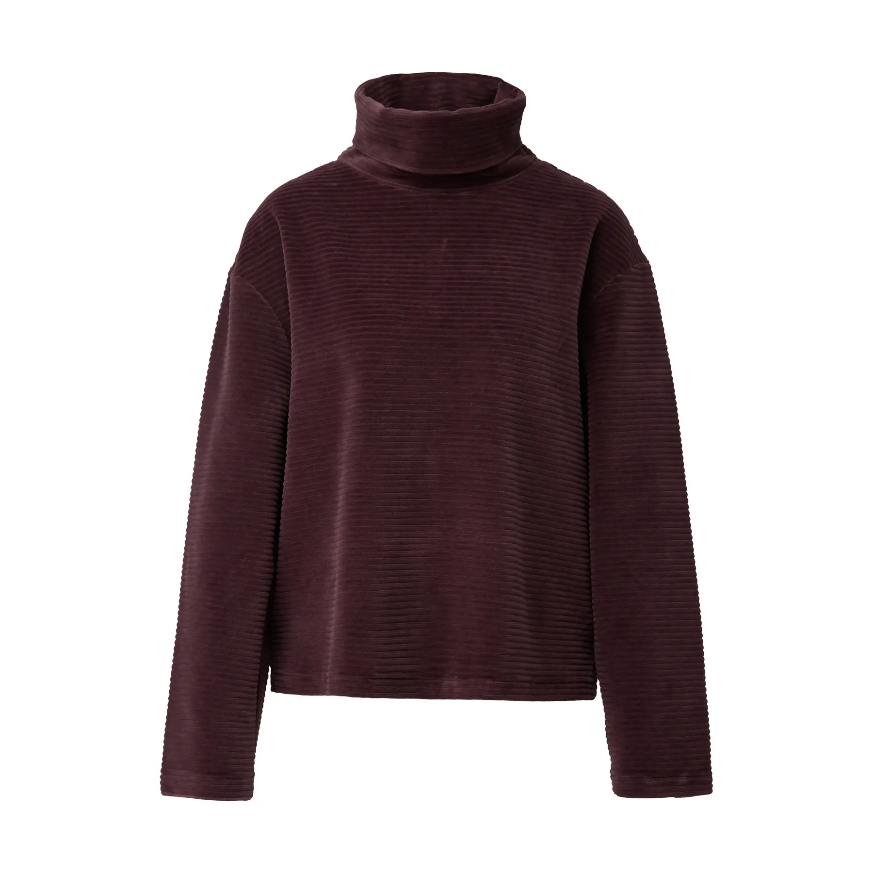 Felpa relaxed fit con doppio collo donna s.Oliver