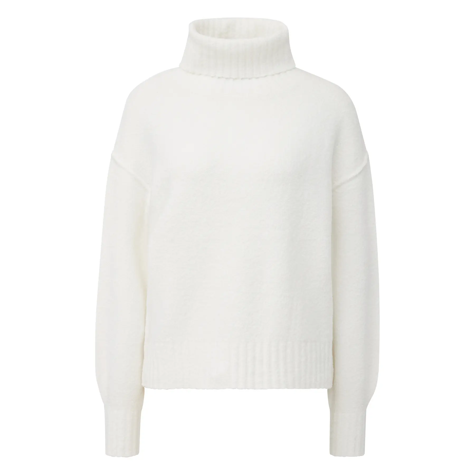 Pull aus Boucle-Material mit Rollkragen für Damen s.Oliver