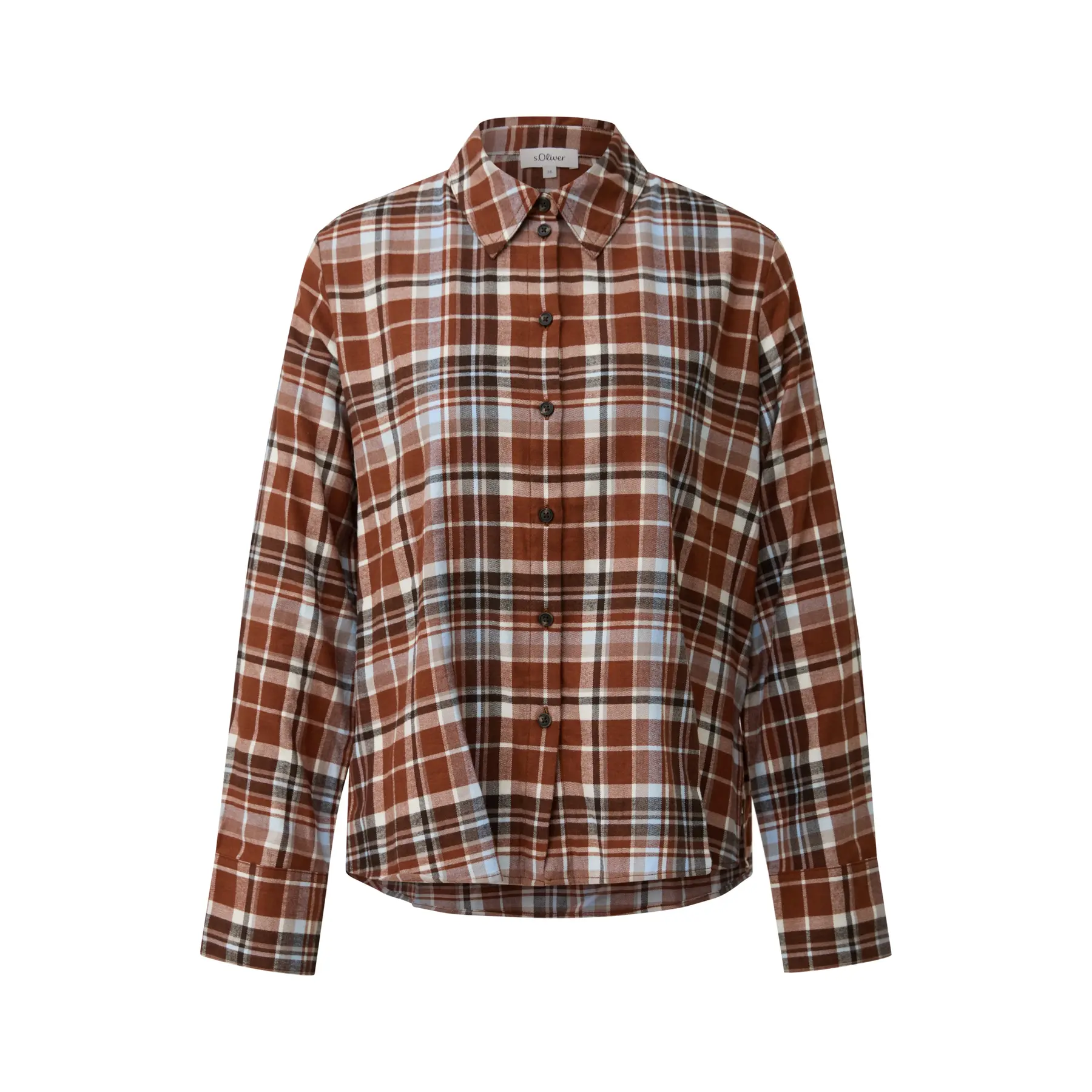 Camicia in flanella Relaxed Fit con colletto donna s.Oliver