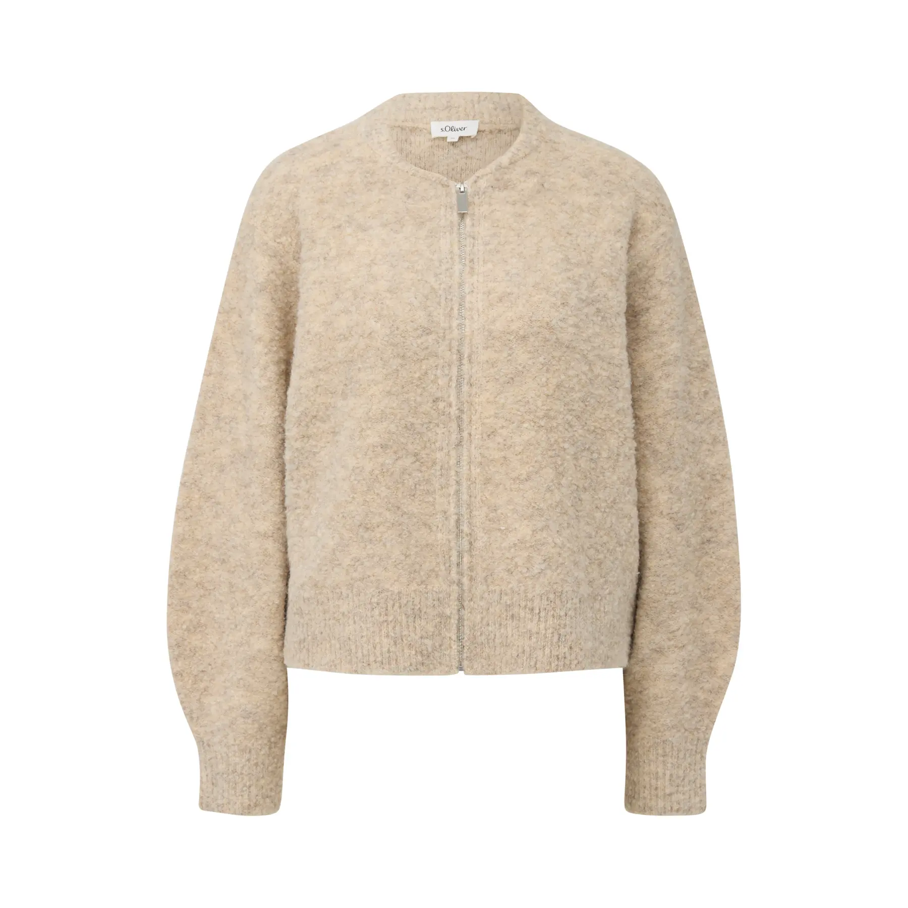 Gilet in maglia con zip donna s.Oliver