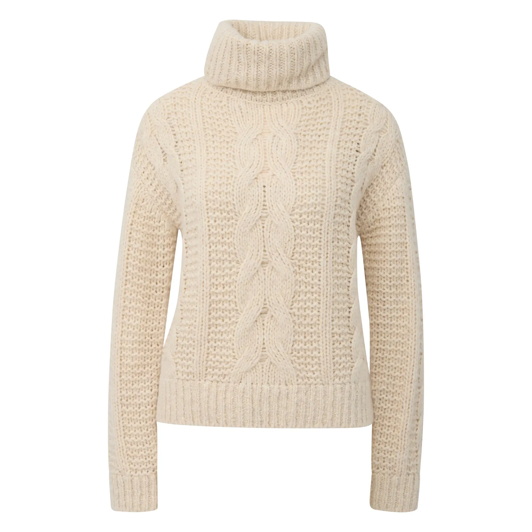 Relaxed Fit Rollkragenpullover für Damen aus strukturiertem Strick s.Oliver