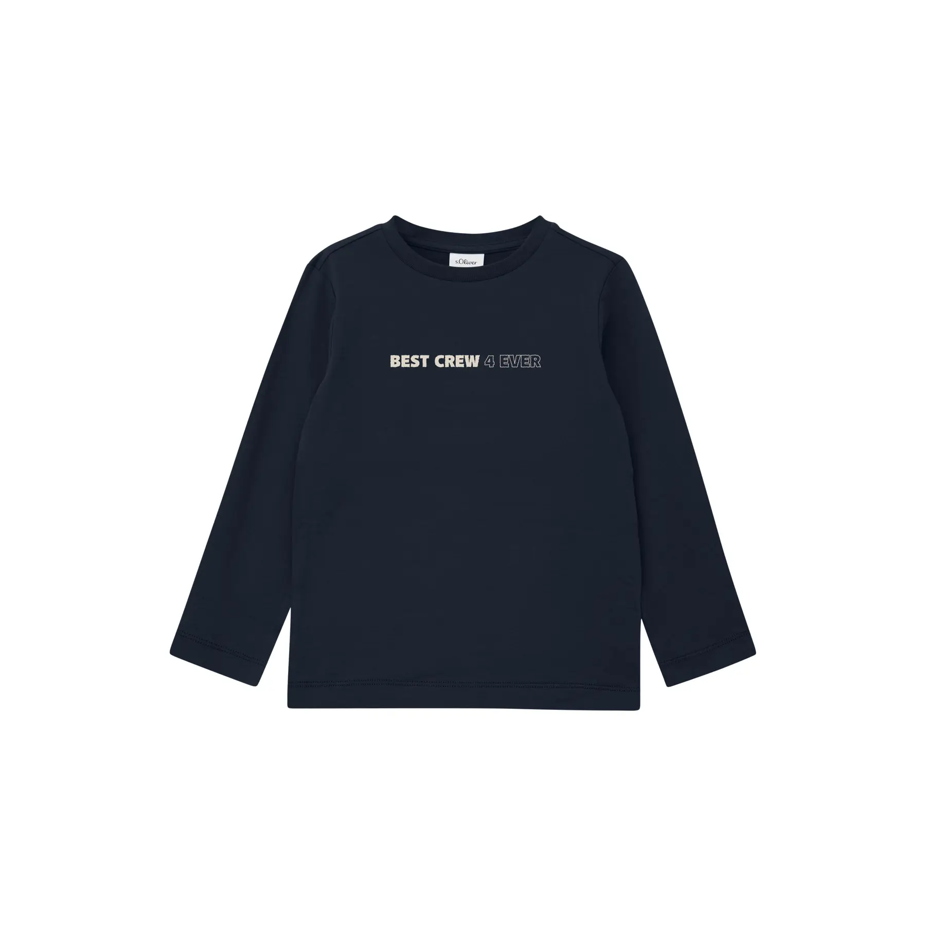 T-shirt à manches longues avec imprimé réversible devant et dos enfant s.Oliver