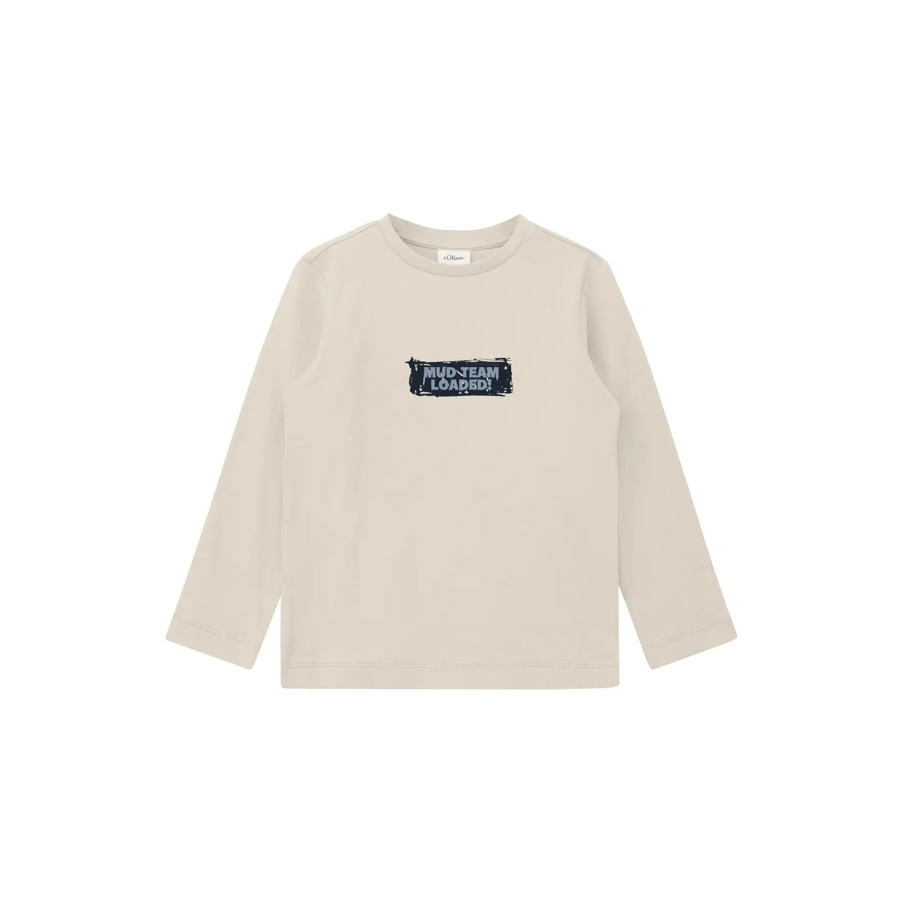 T-shirt à manches longues avec imprimé réversible devant et dos enfant s.Oliver