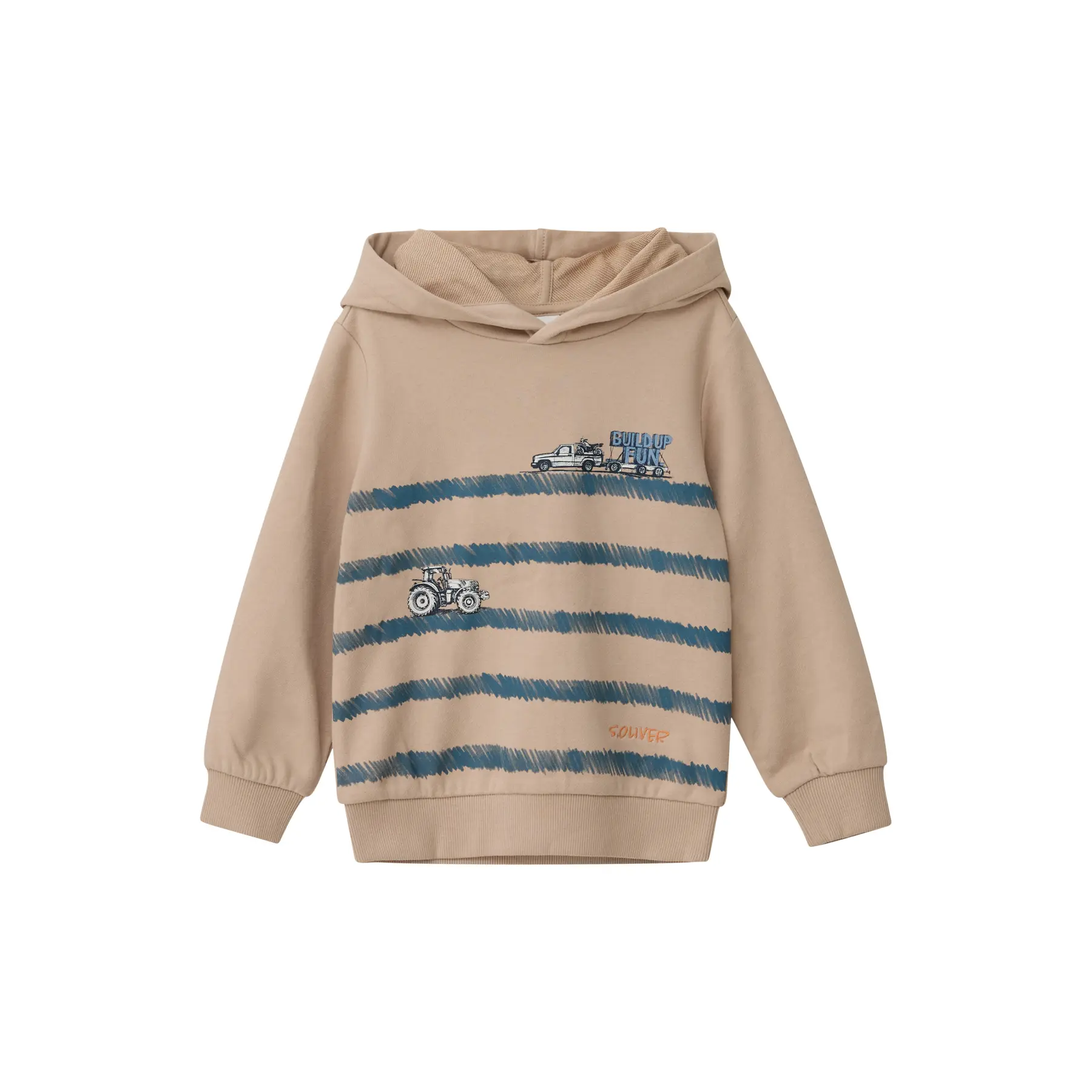 Kinder Kapuzenpullover mit Stickerei s.Oliver