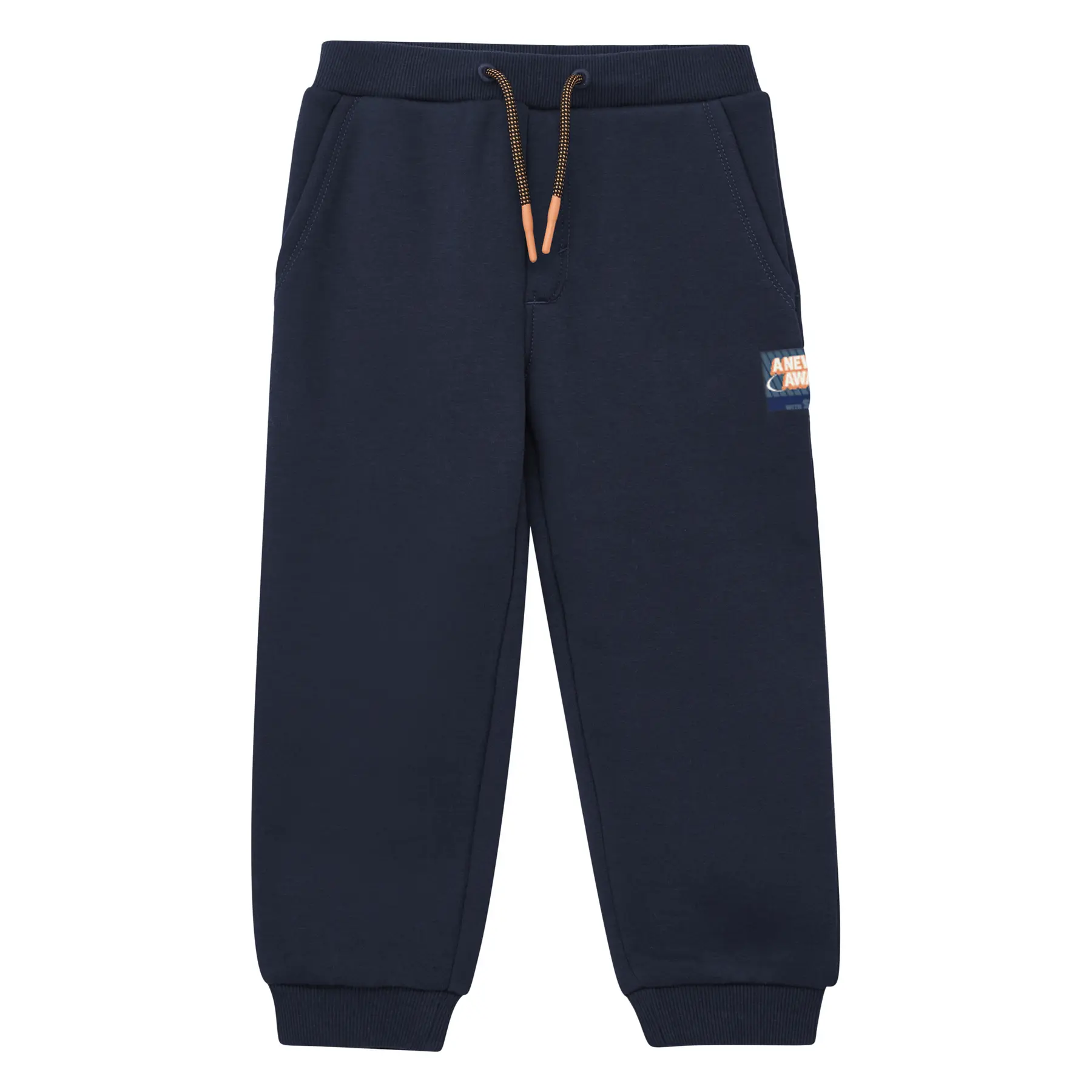 Bequeme Jogginghose mit gerippten Bündchen und Eingrifftaschen - Fleece-Innenfutter für Kinder s.Oliver