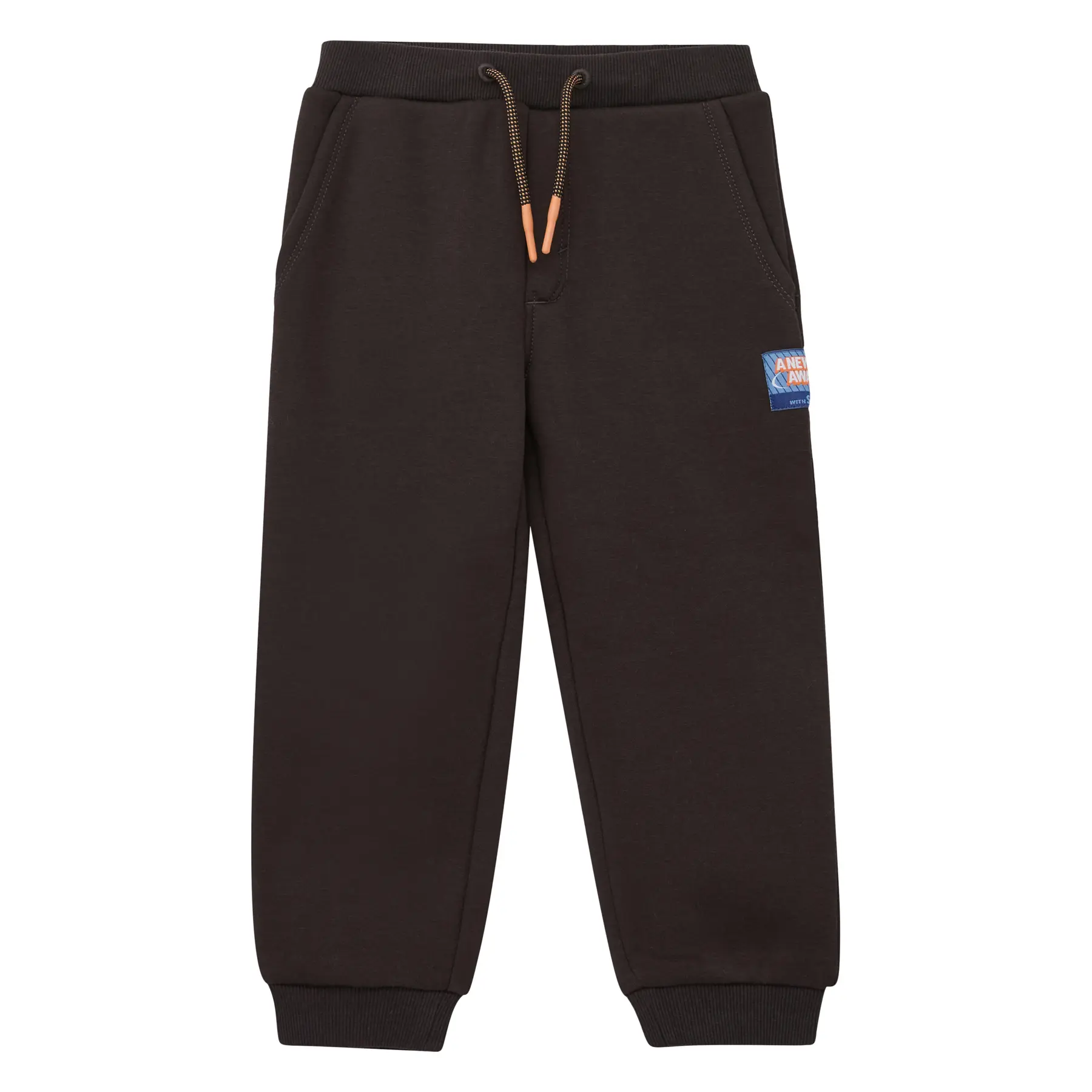 Bequeme Jogginghose mit gerippten Bündchen und Eingrifftaschen - Fleece-Innenfutter für Kinder s.Oliver