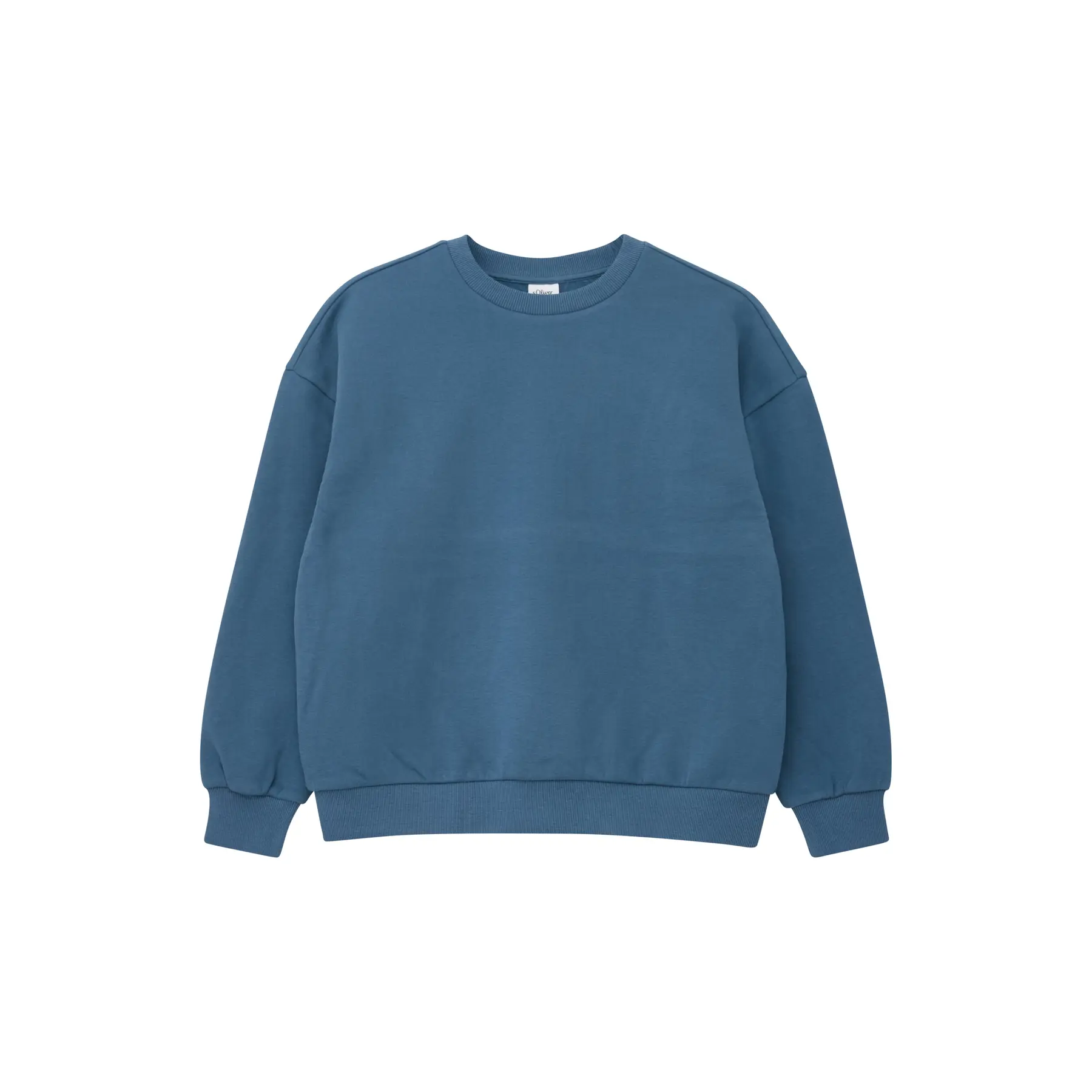 Sweatshirt oversize avec bords côtelés et col rond - intérieur gratté enfant s.Oliver Sweatshirt oversize avec bords côtelés et col rond - intérieur gratté enfant s.Oliver