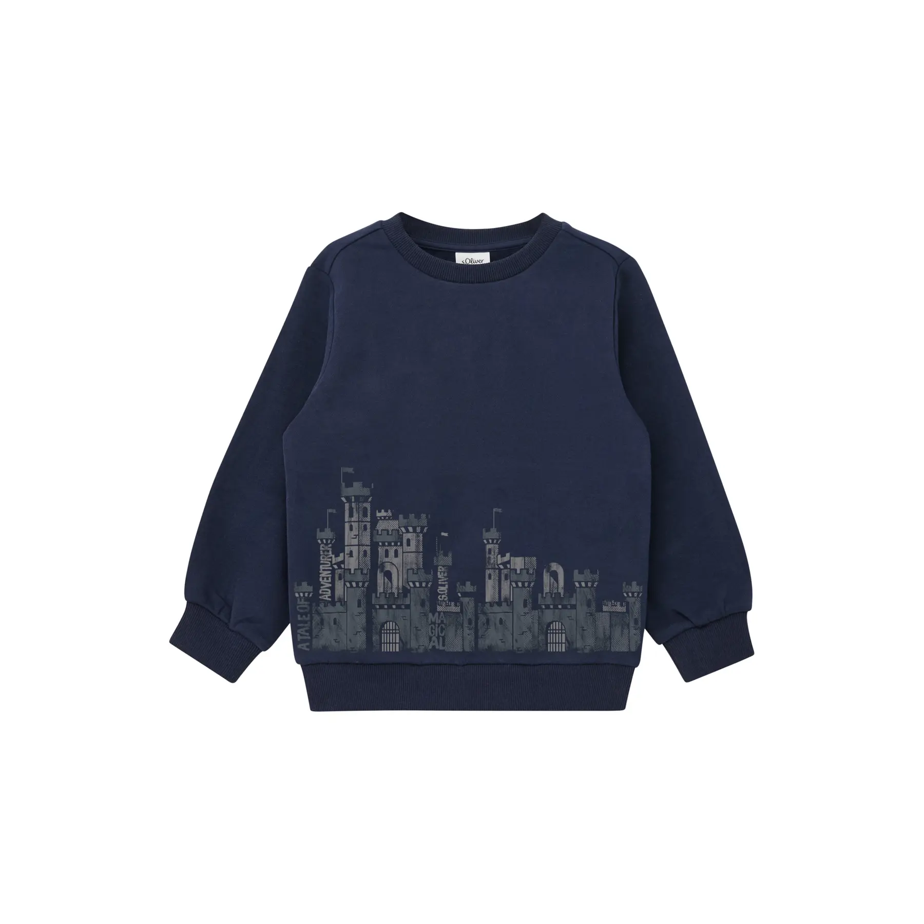 Sweatshirt mit magischem Druck vorne - innen angeraut Kind s.Oliver