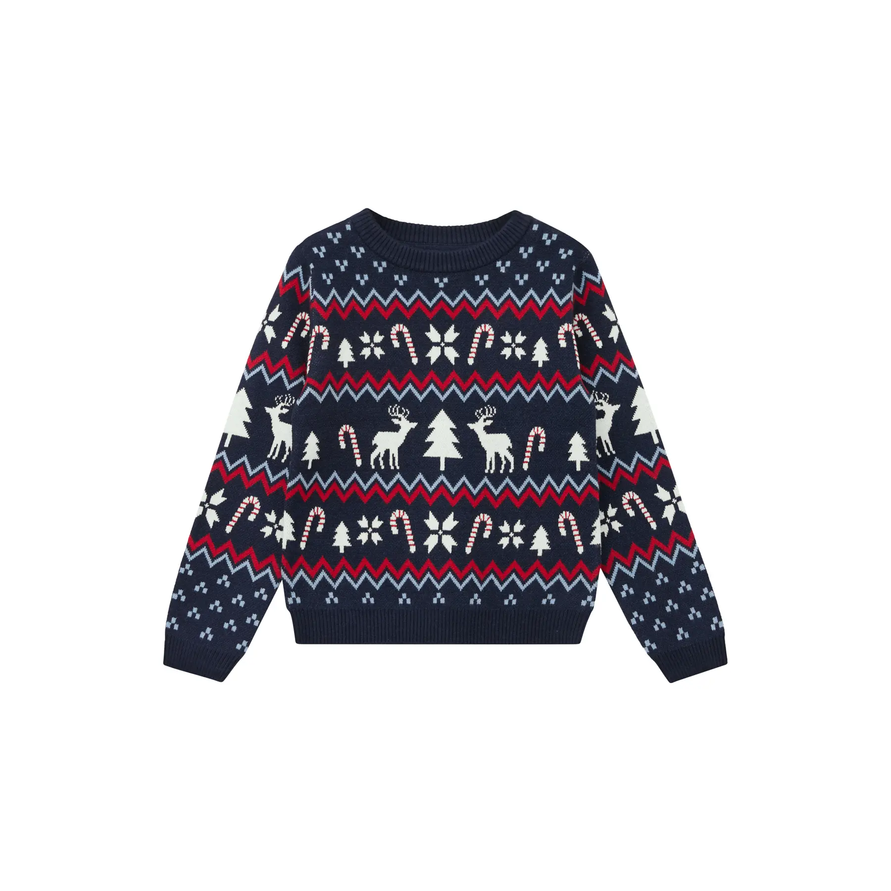 Pull Kind s.Oliver de Noël en maille à motif intarsia