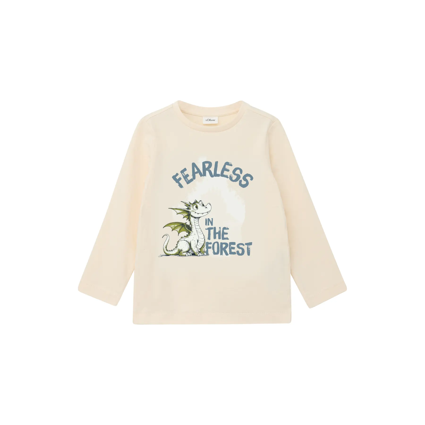 Langarmshirt mit Flock- oder Druckmotiv für Kinder s.Oliver