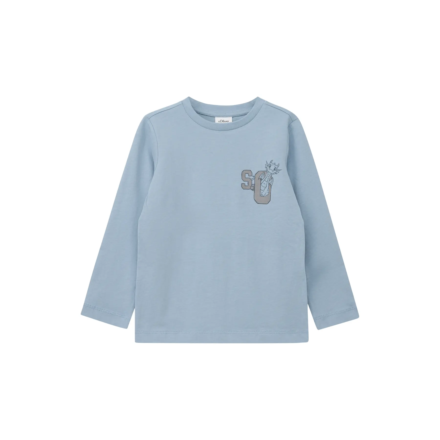 Langarmshirt mit Flock- oder Druckmotiv für Kinder s.Oliver