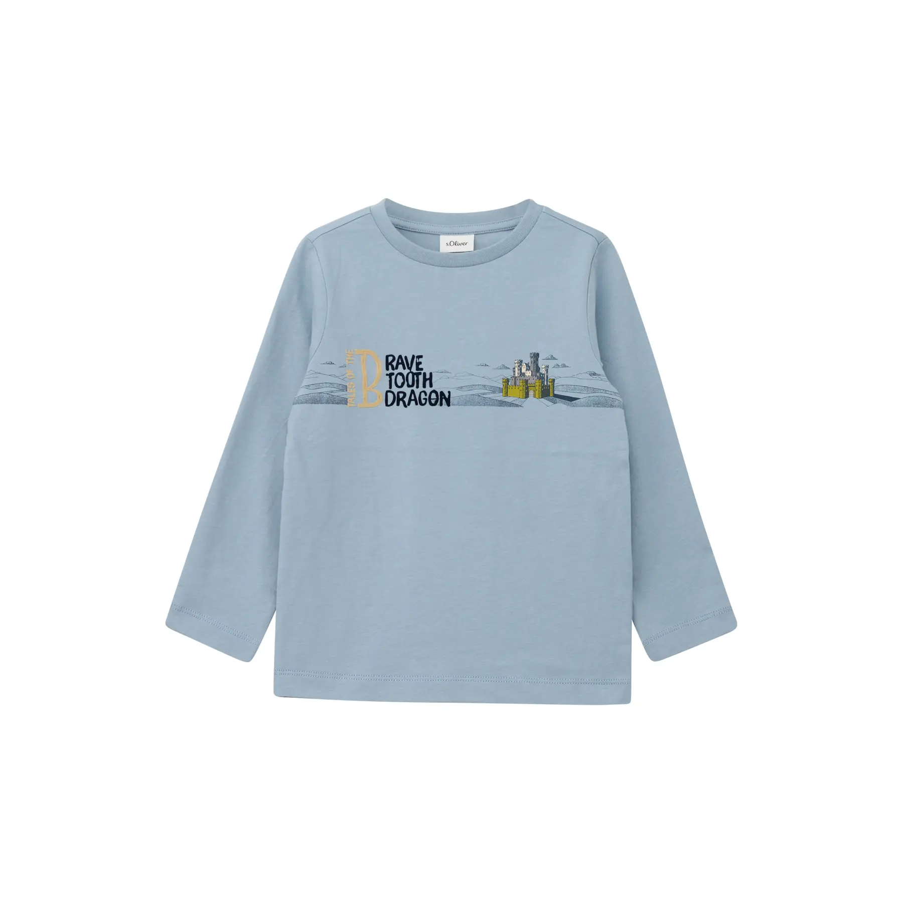 Langarmshirt mit Flock- oder Druckmotiv für Kinder s.Oliver