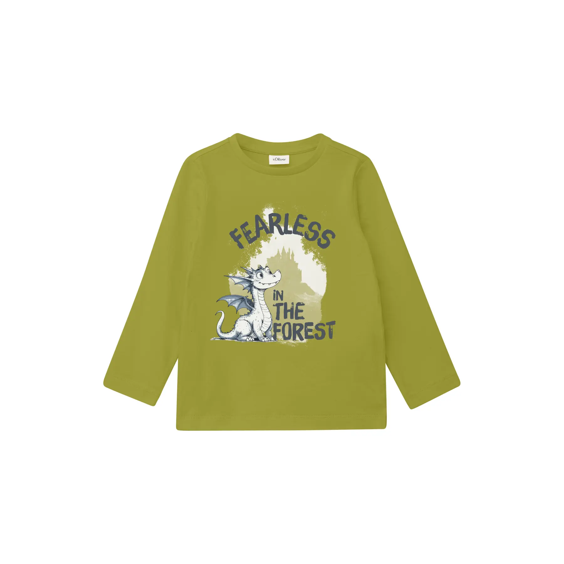 Langarmshirt mit Flock- oder Druckmotiv für Kinder s.Oliver