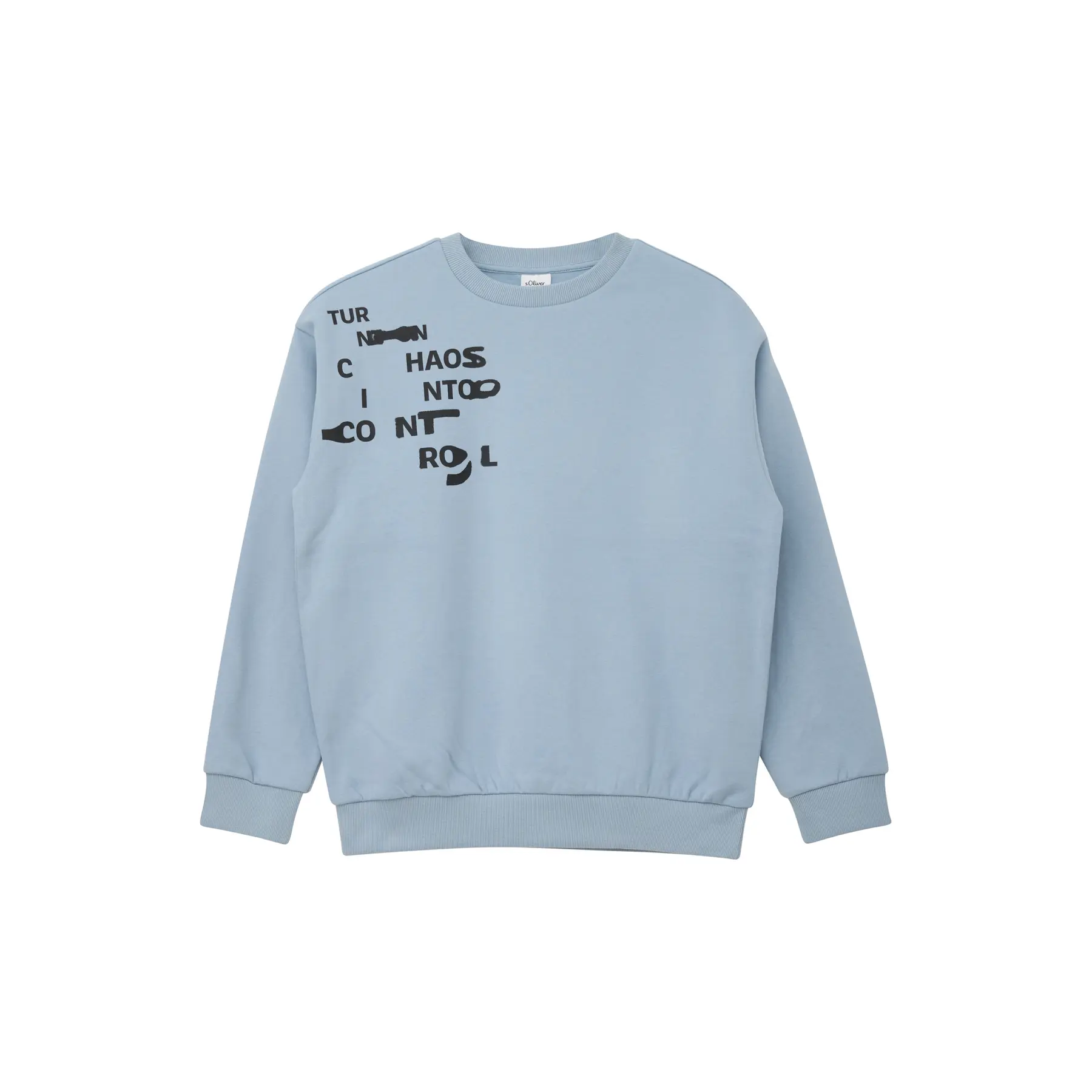 Felpa oversize con stampa davanti, retro e motivo natalizio bambino s.Oliver