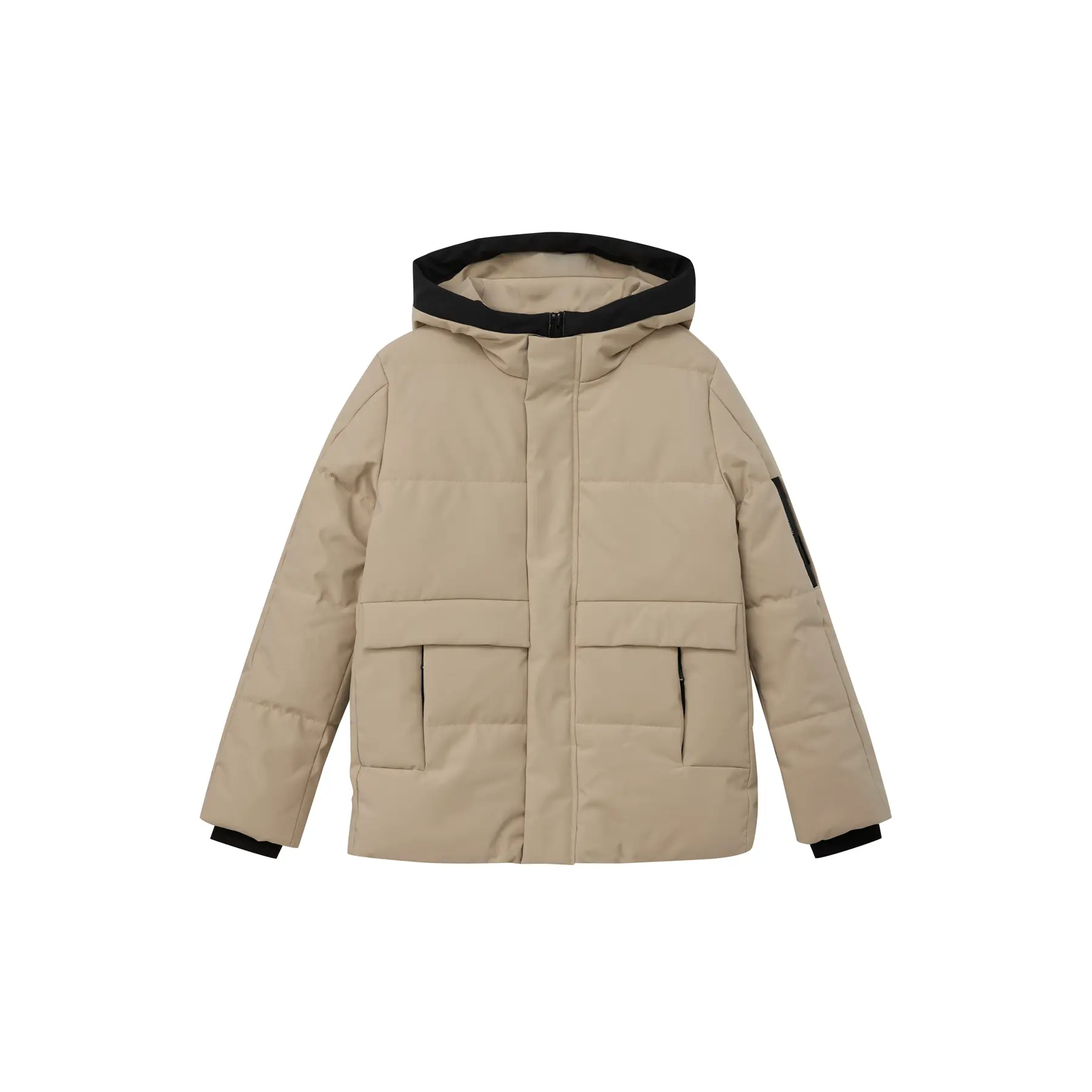 Wasserdichte Kinderjacke mit Kapuze und Magnetknöpfen s.Oliver