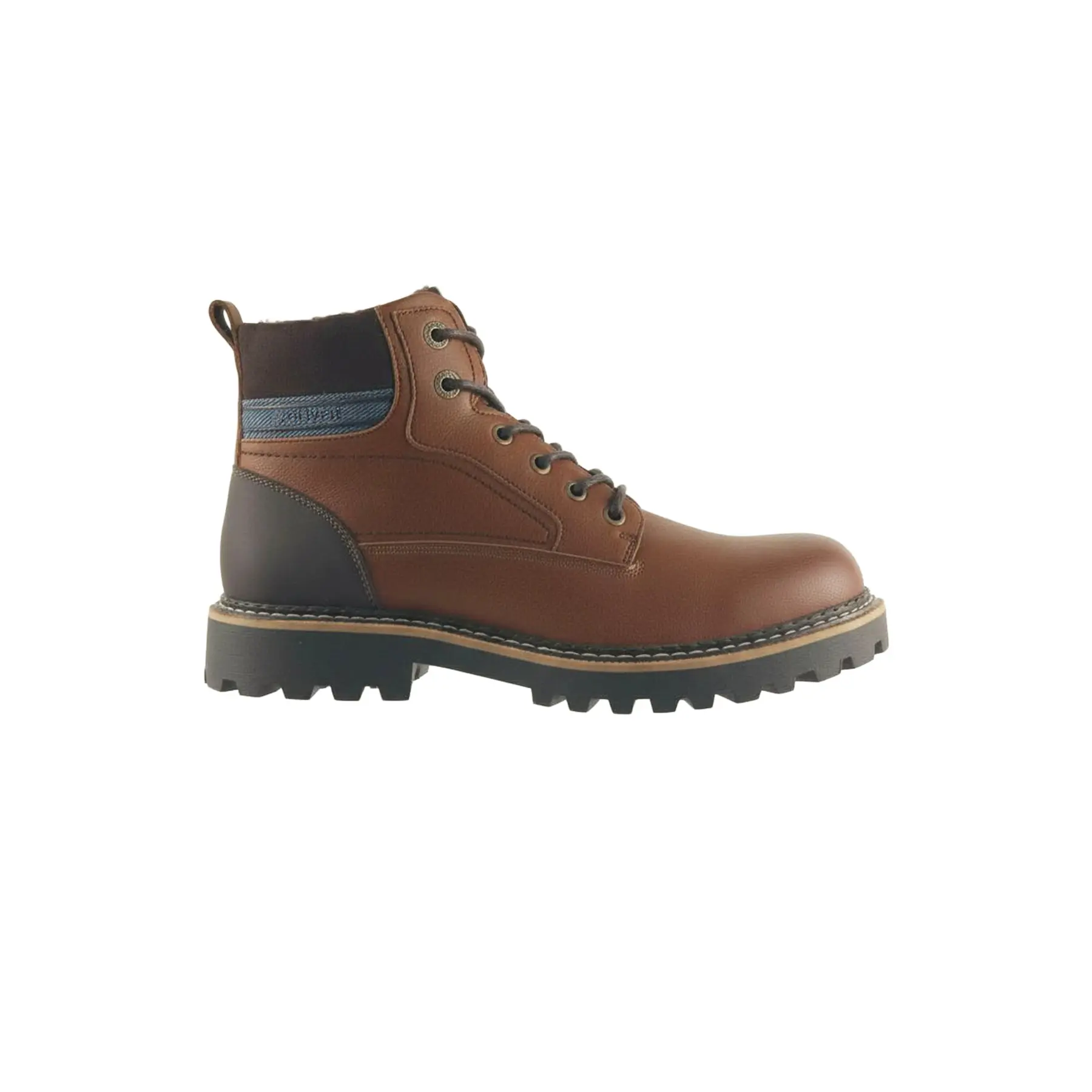 Lederoptik Stiefel mit Schnürsenkeln s.Oliver