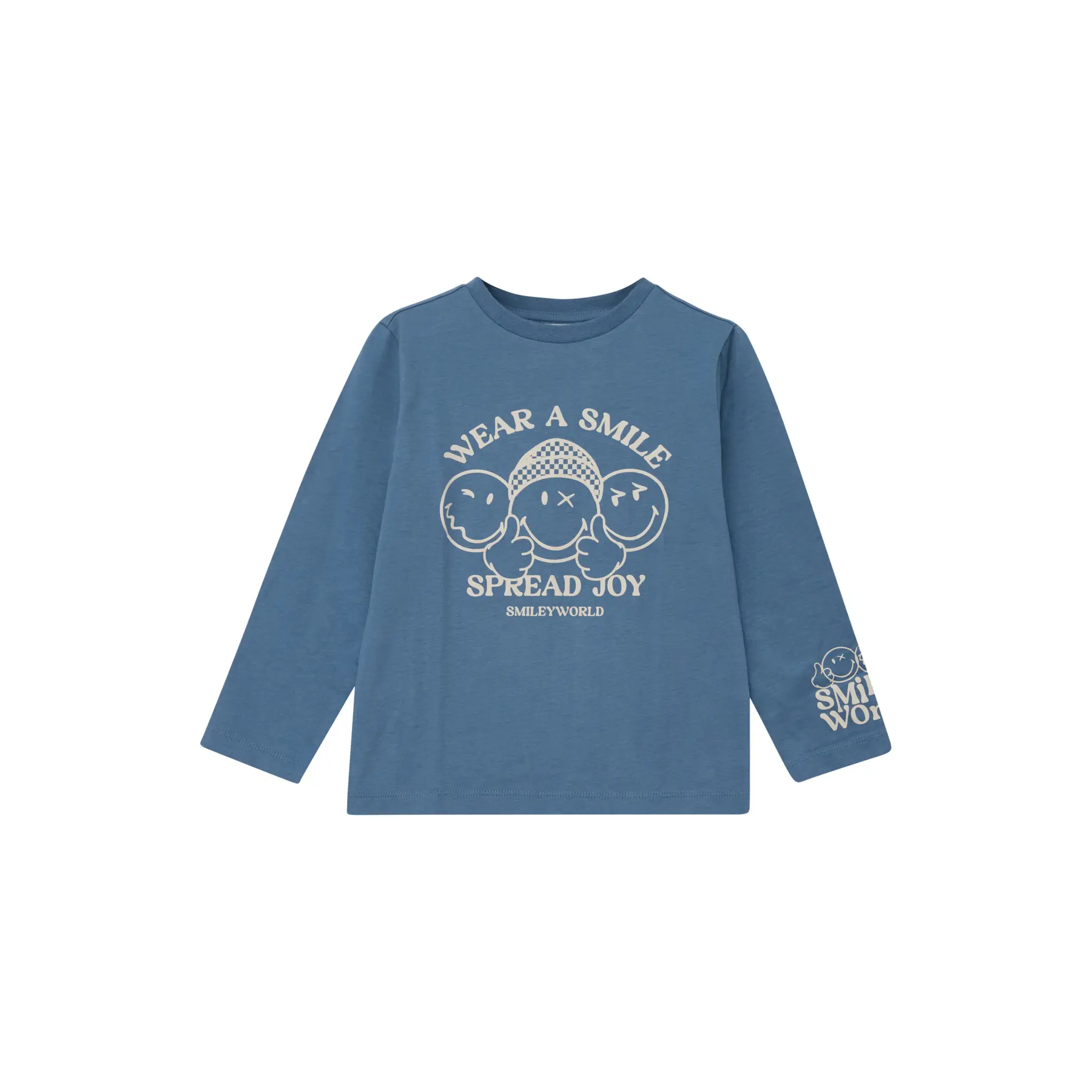 s.Oliver - male - Smiley®-shirt met lange mouwen en print op de voorkant en op de mouwen