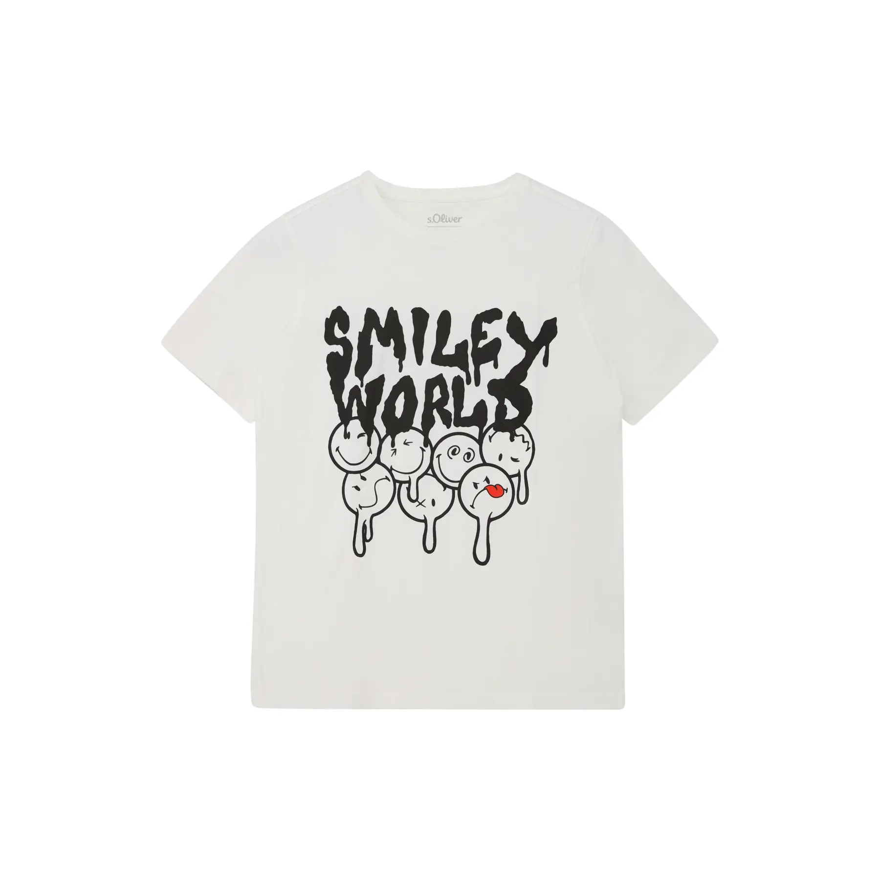 T-shirt Smiley® con stampa reversibile bambino s.Oliver