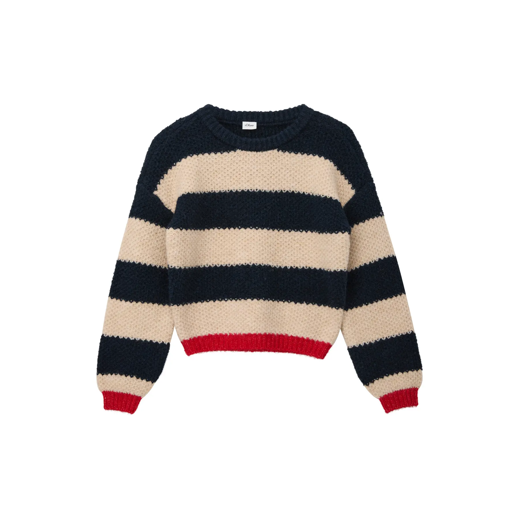 Weicher Rundhals-Pullover in lockerer Passform Mädchen s.Oliver