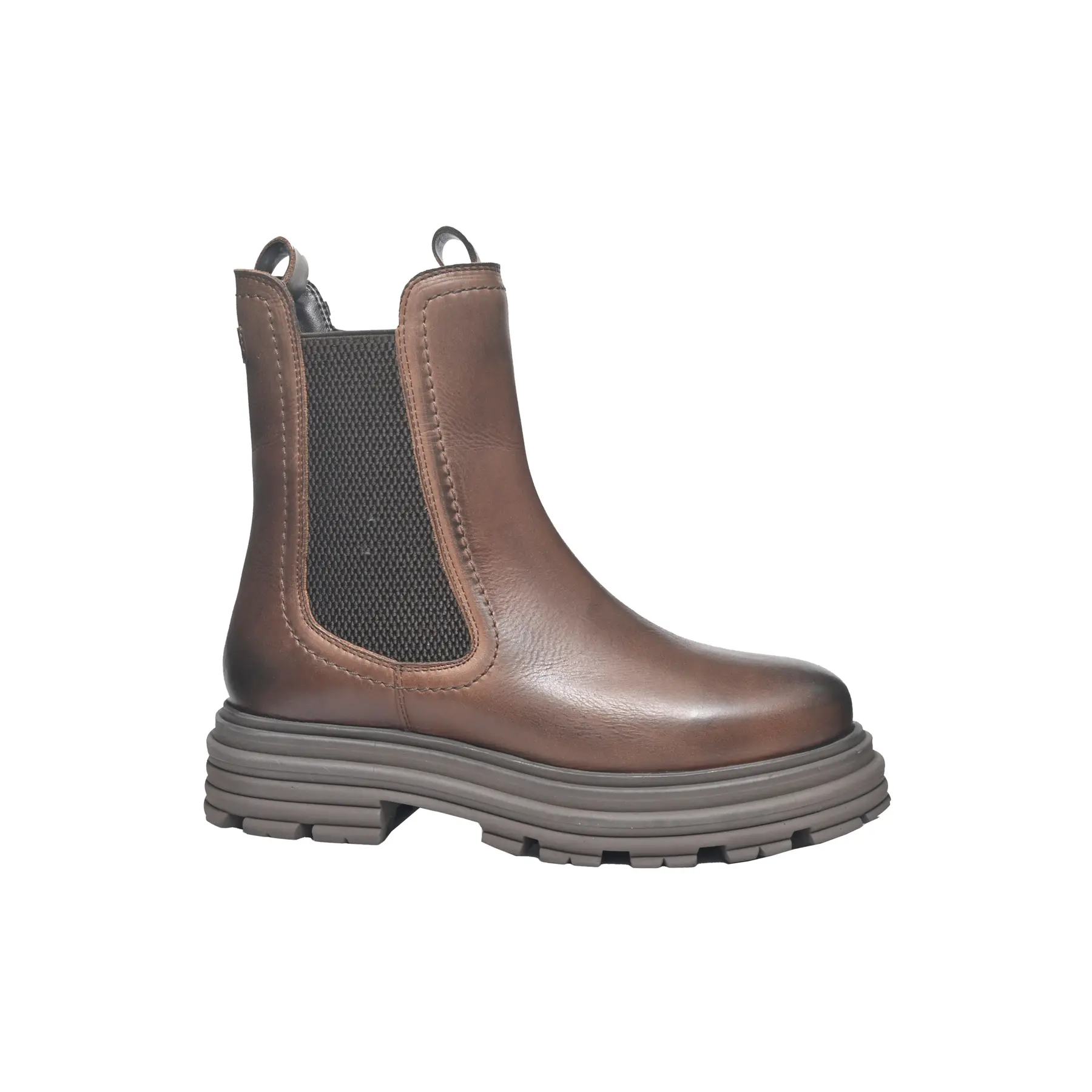 Stivaletti in pelle con inserto elastico donna s.Oliver Chelsea